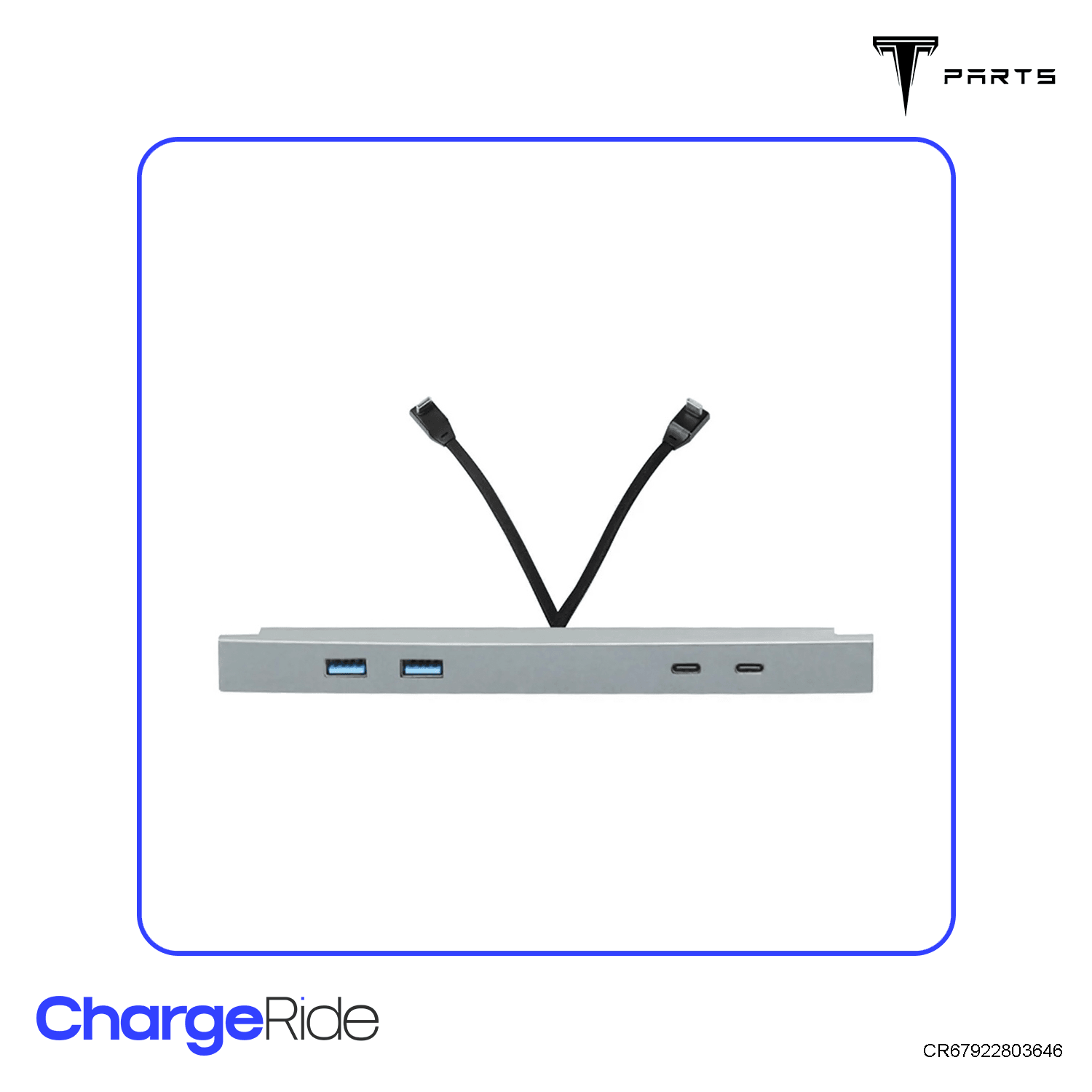 Model 3/Y USB Type-C Şarj Çoklayıcı Adaptör