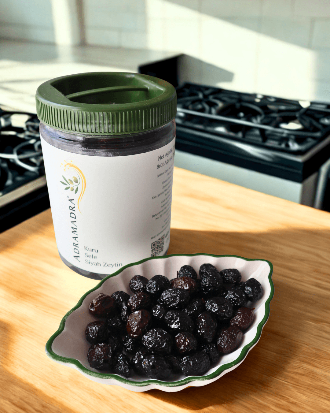 ADRAMADRA KURU SELE SİYAH ZEYTİN 1000GR