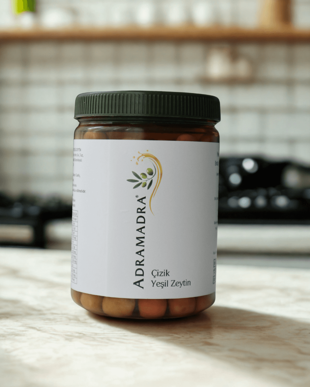 ADRAMADRA ÇİZİK YEŞİL ZEYTİN 600 GR