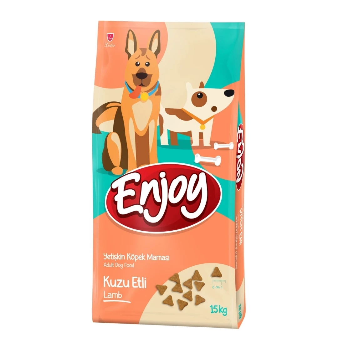 Enjoy Kuzu Etli Yetişkin Köpek Maması 15 Kg
