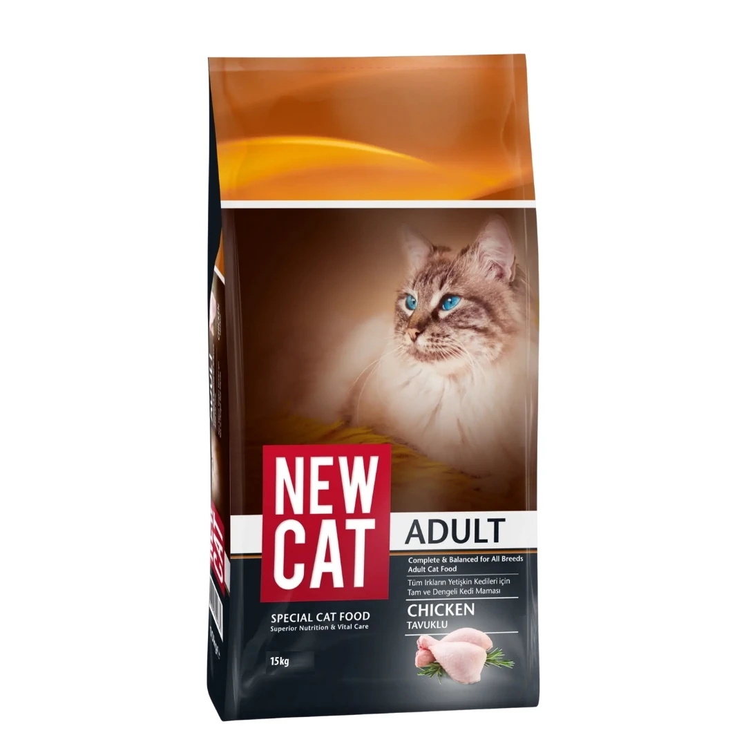 New Cat Tavuklu Yetişkin Kedi Maması 15 Kg