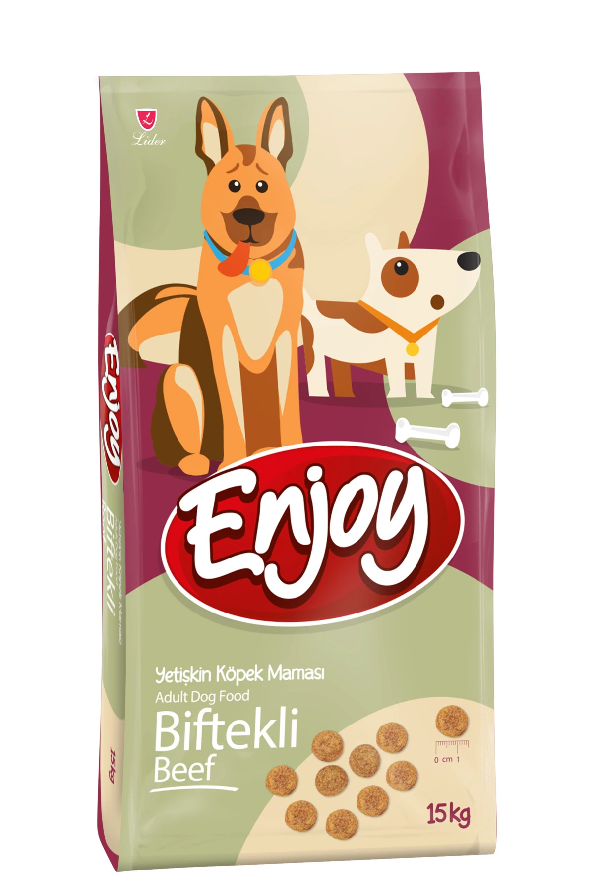 Enjoy Biftekli Yetişkin Köpek Maması 15 Kg