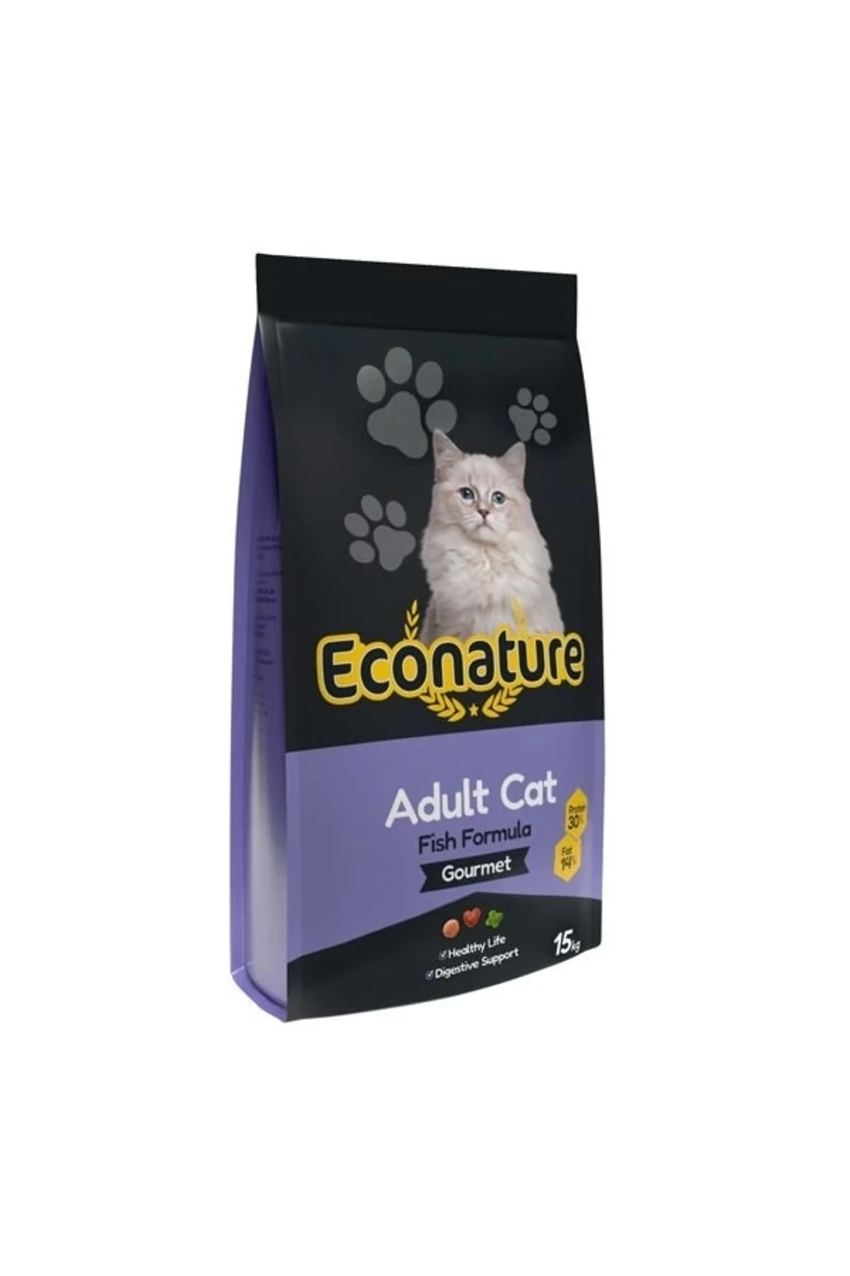 Econature Gurme Balıklı Yetişkin Kedi Maması 15 Kg