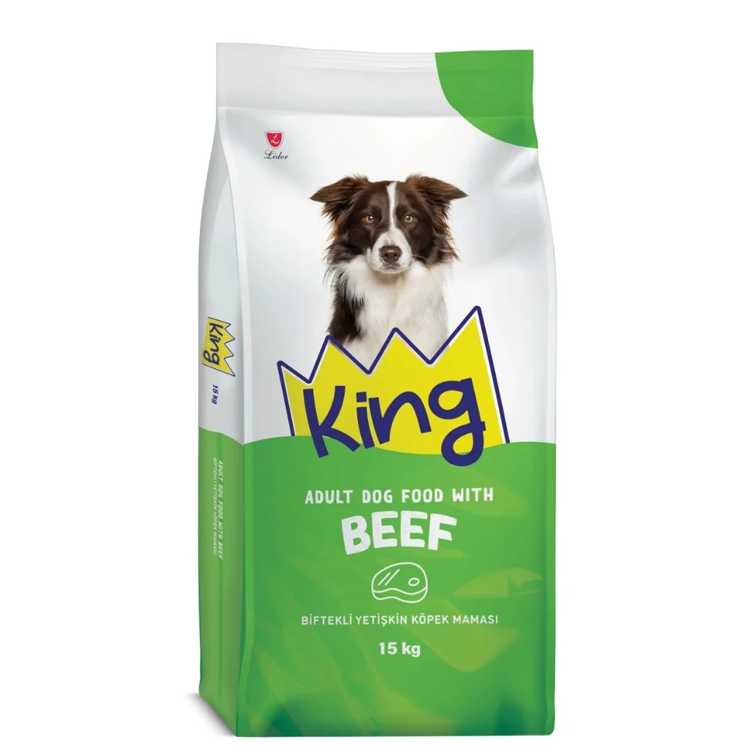 King Biftekli Yetişkin Köpek Maması 15 Kg