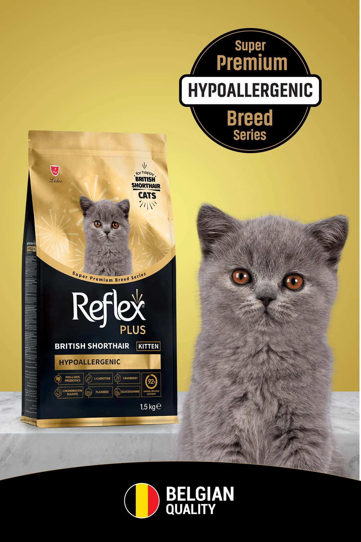 Reflex Plus British Shorthair Yavru Kedi Maması 1,5 kg