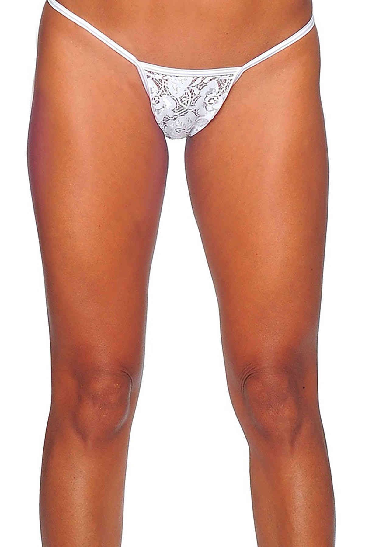 Tubitu Beyaz Dantelli Tanga Tm1165