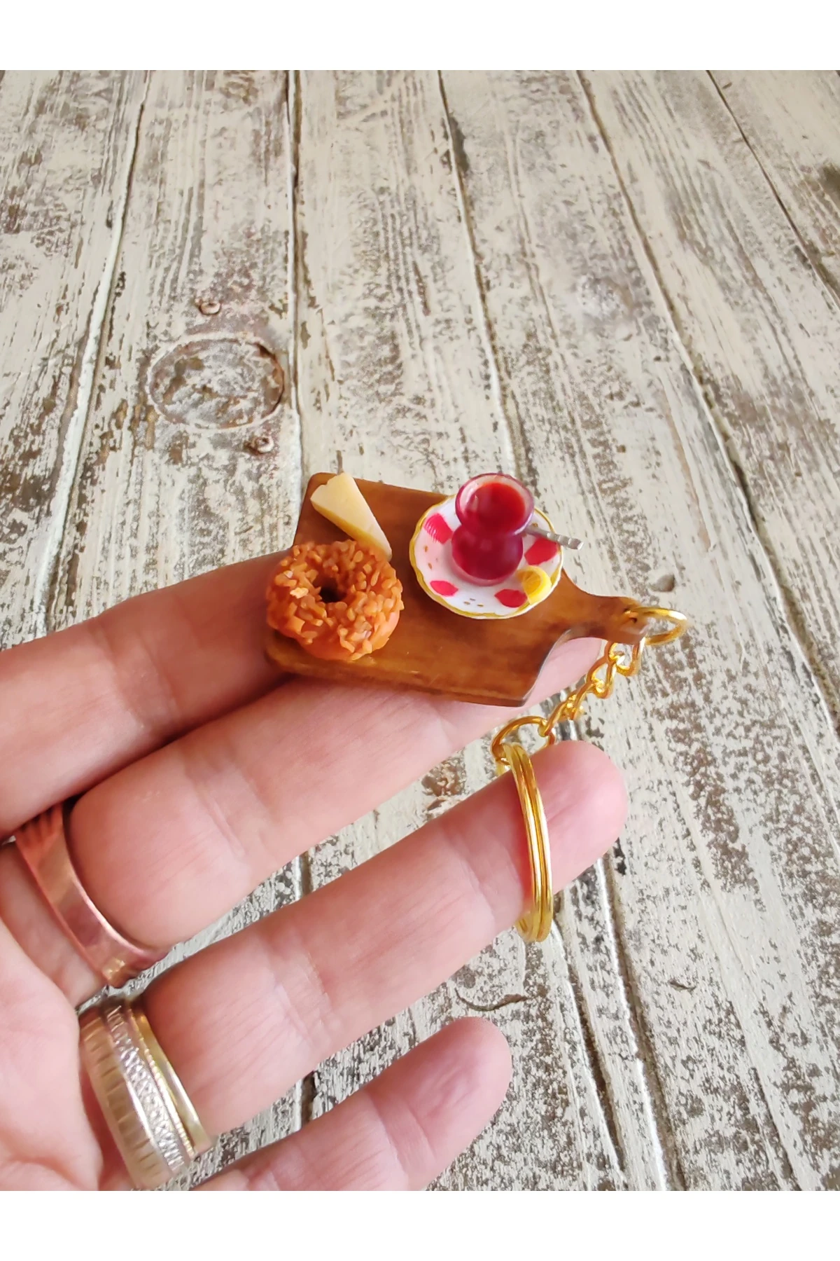 BBD MİNYATÜR ÇAY-SİMİT-PEYNİR ANAHTARLIK