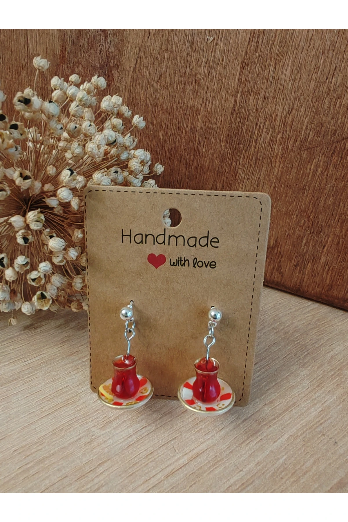 BBD Çay Bardağı KÜPE (Çay keyfim Küpe)