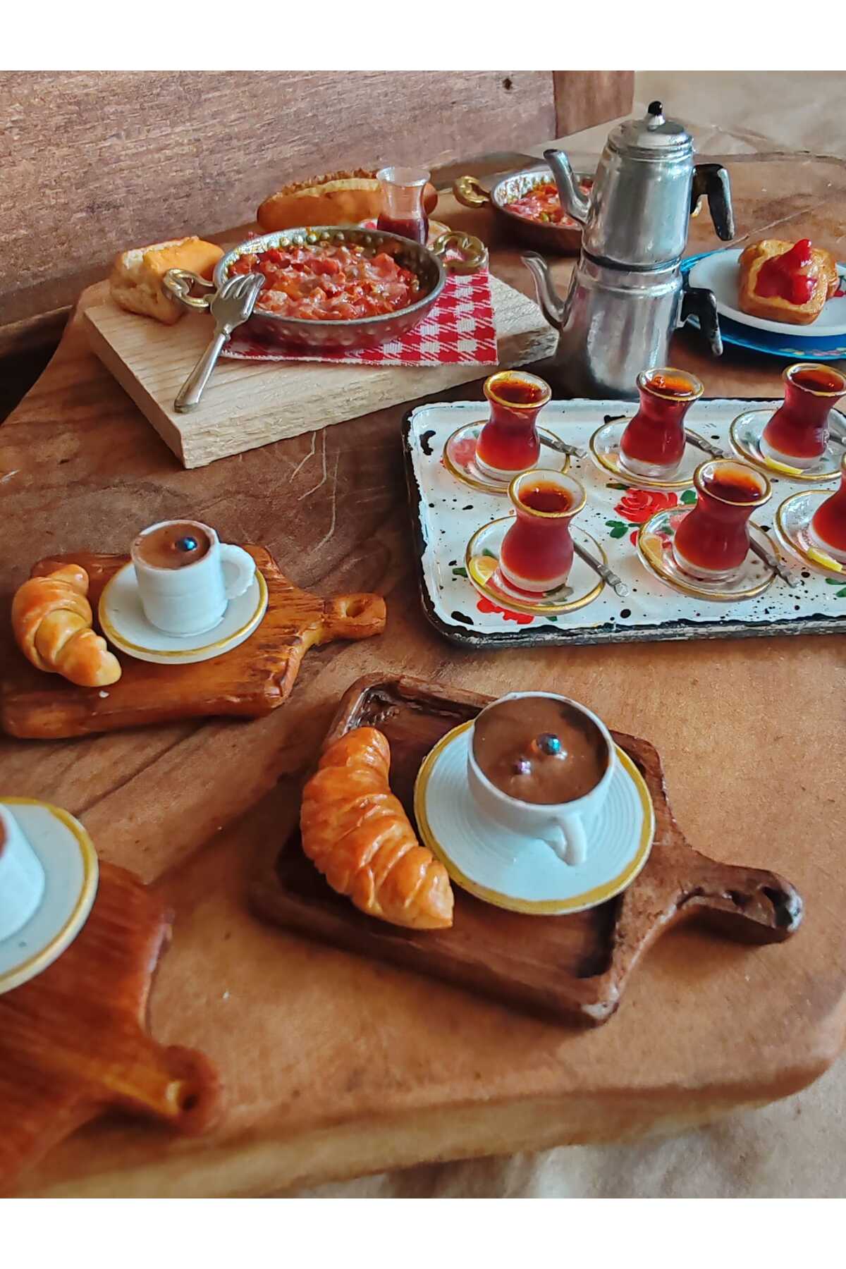 BBD MİNYATÜR Tekli KAHVE /KRUVASAN ANAHTARLIK