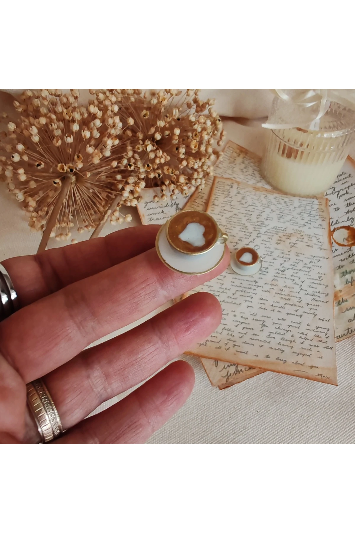 BBD Minyatür Latte kahve 2'li fincan