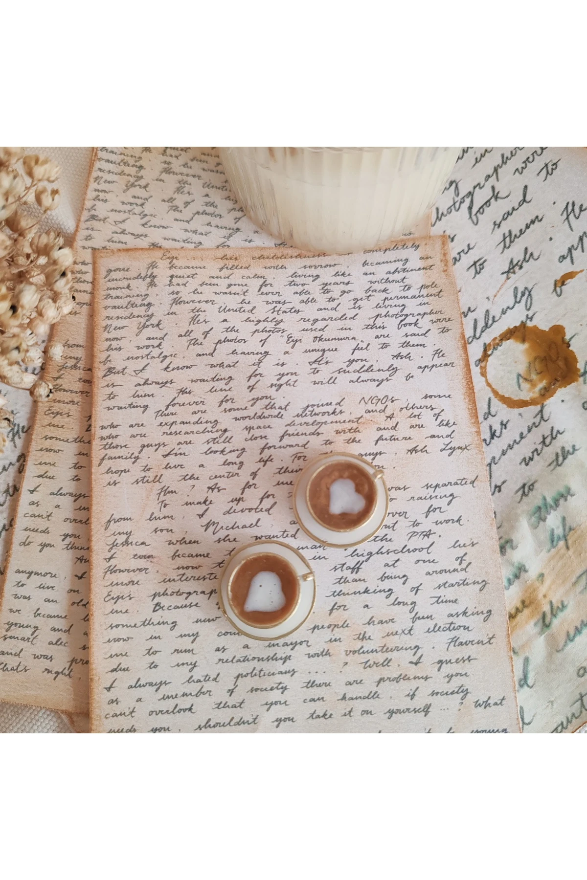 BBD Minyatür Latte kahve 2'li fincan