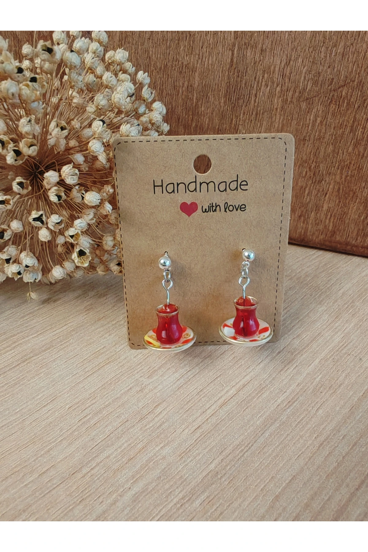 BBD Çay Bardağı KÜPE (Çay keyfim Küpe)