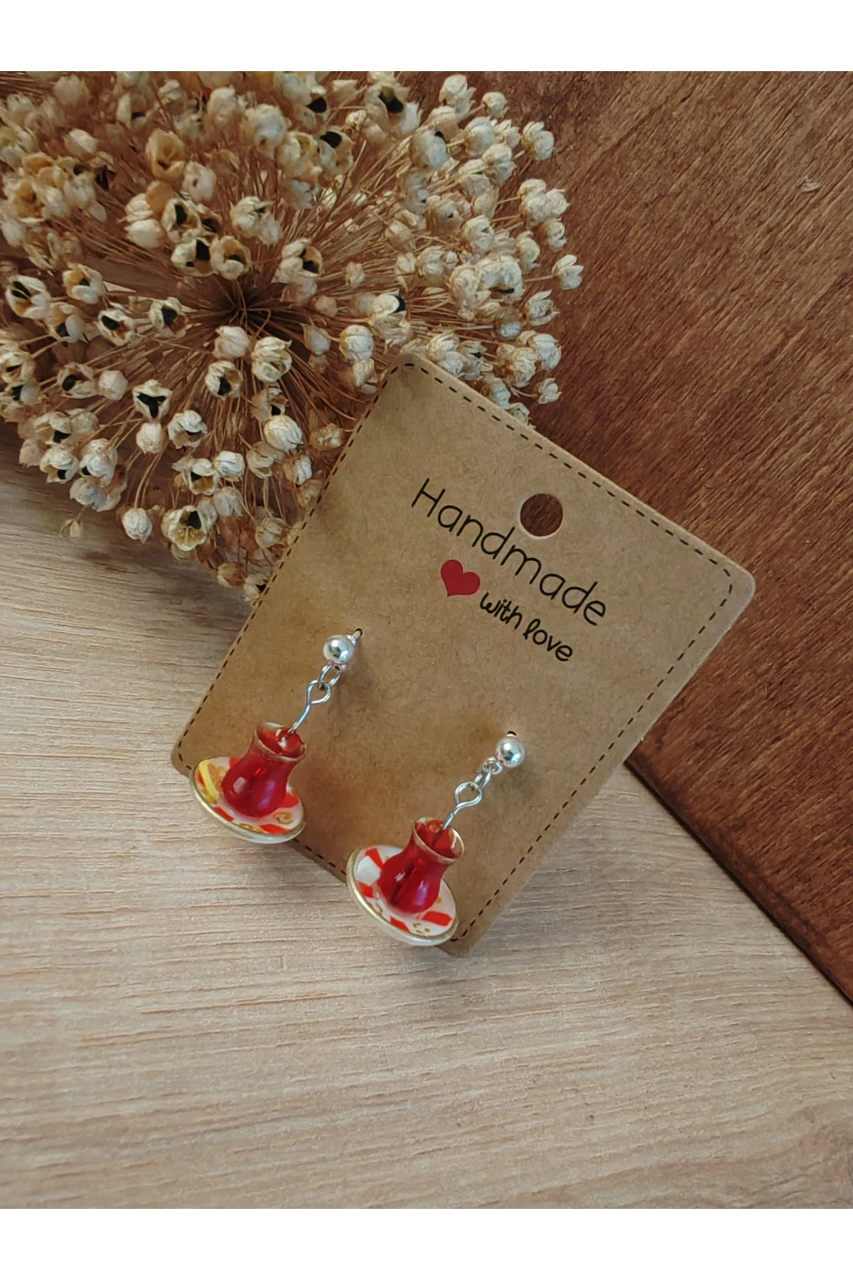 BBD Çay Bardağı KÜPE (Çay keyfim Küpe)