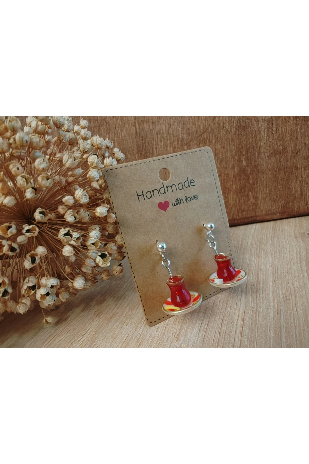 BBD Çay Bardağı KÜPE (Çay keyfim Küpe)