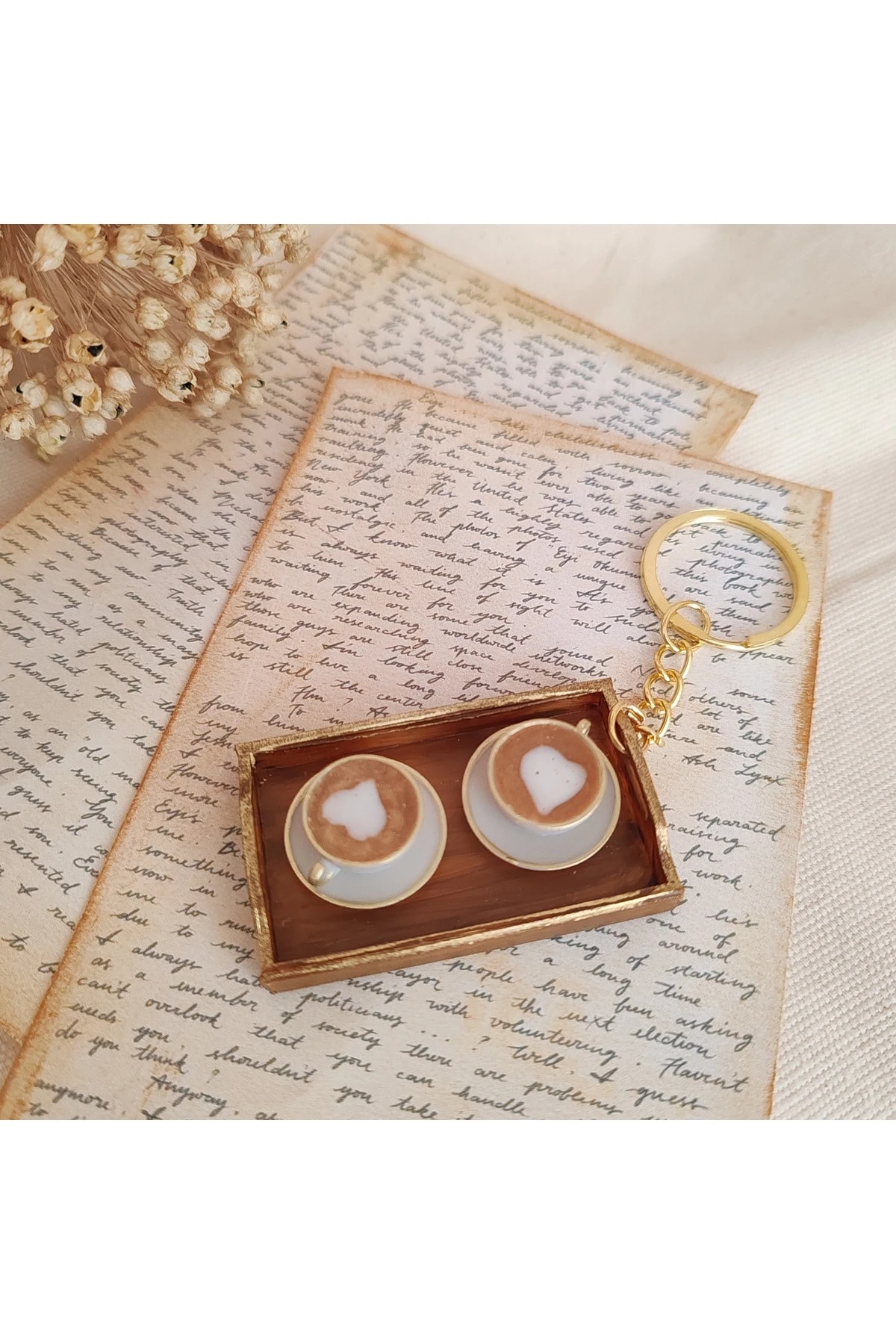 BBD MİNYATÜR TEPSİLİ LATTE ANAHTARLIK