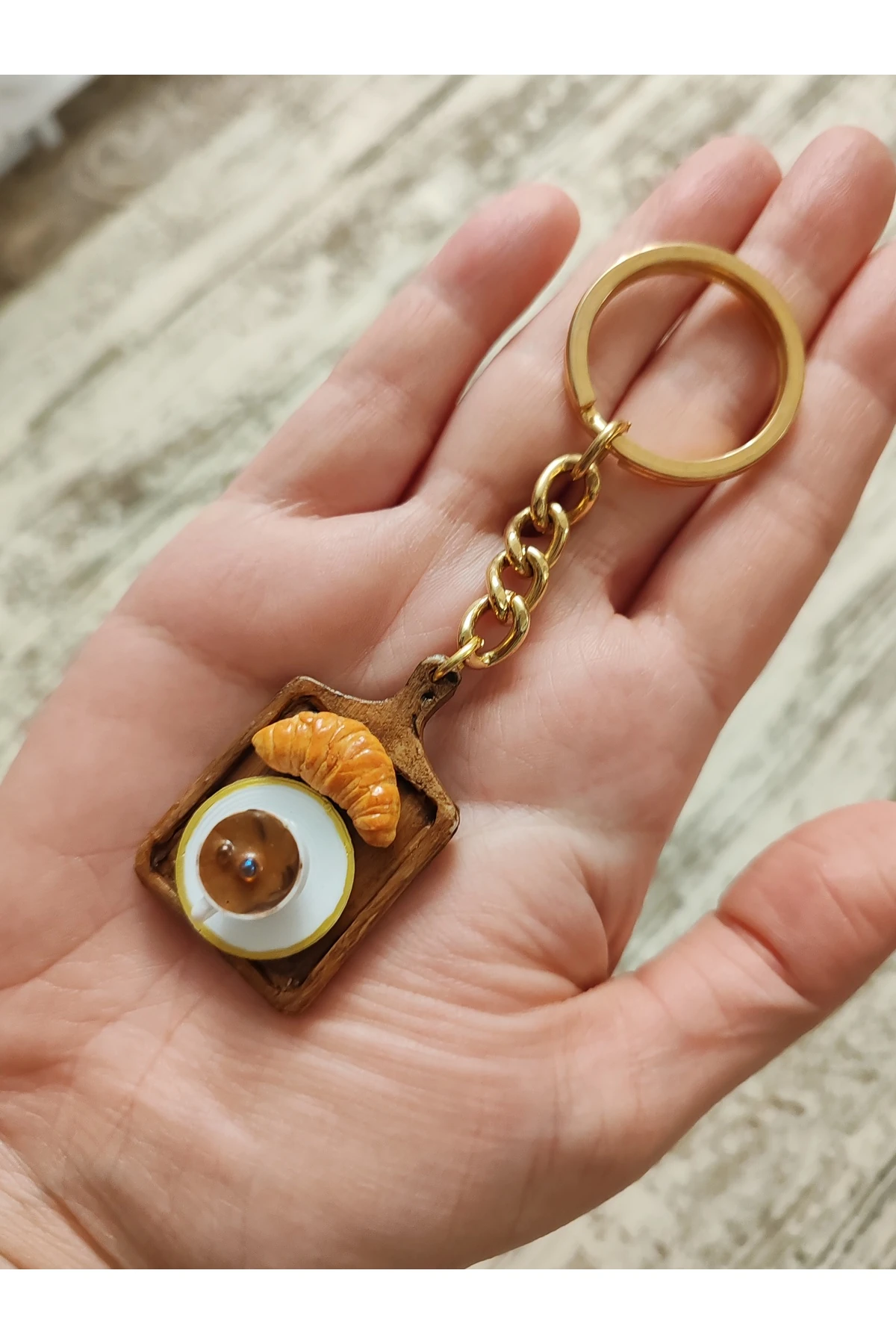 BBD MİNYATÜR KAHVE & KRUVASAN ANAHTARLIK