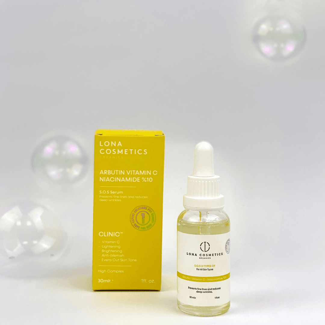 Leke Azaltmaya Yardımcı Set - Vitamin C+B3 Serum ve Arbutin Serum