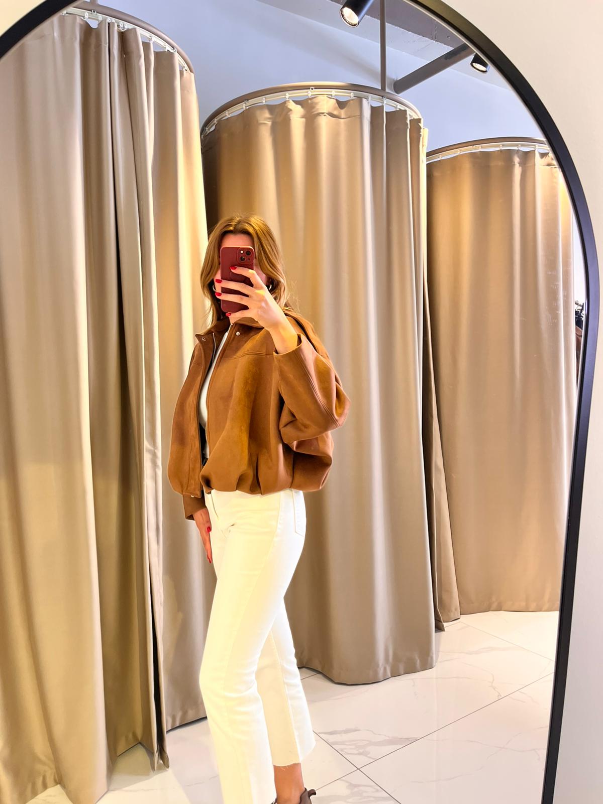 SÜET BOMBER CEKET
