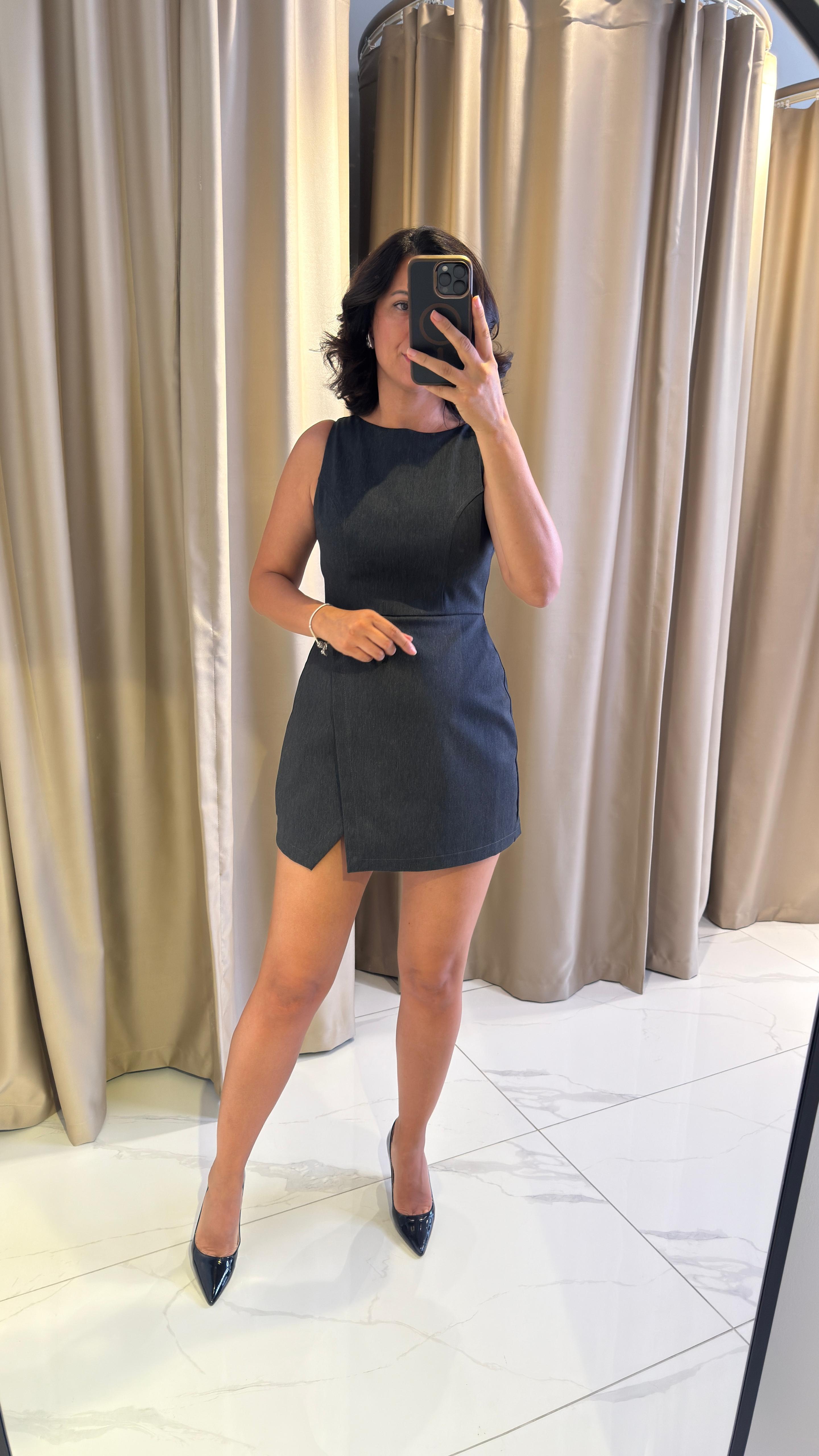 ŞORT ETEKLİ PREMİUM TULUM