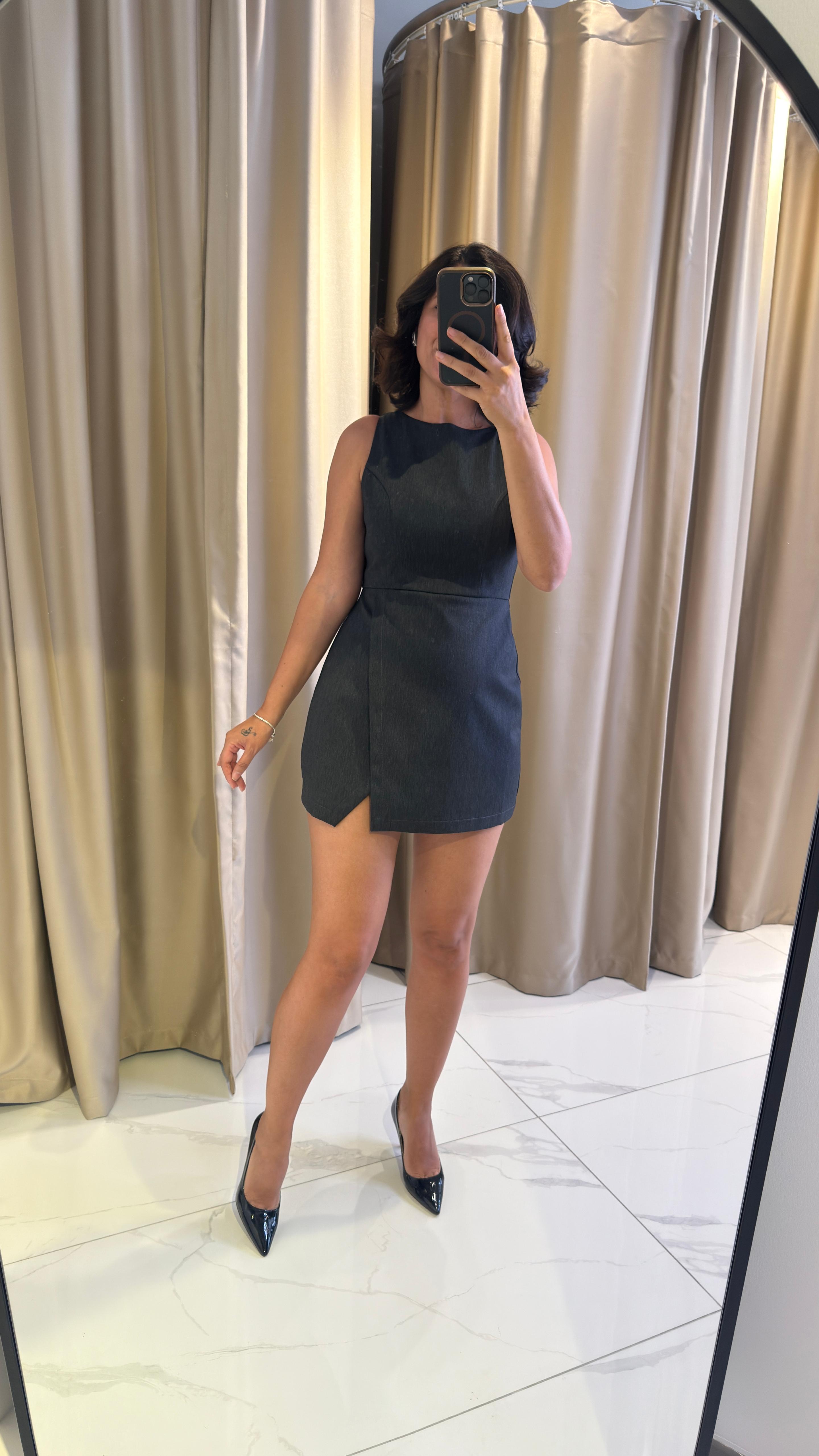 ŞORT ETEKLİ PREMİUM TULUM