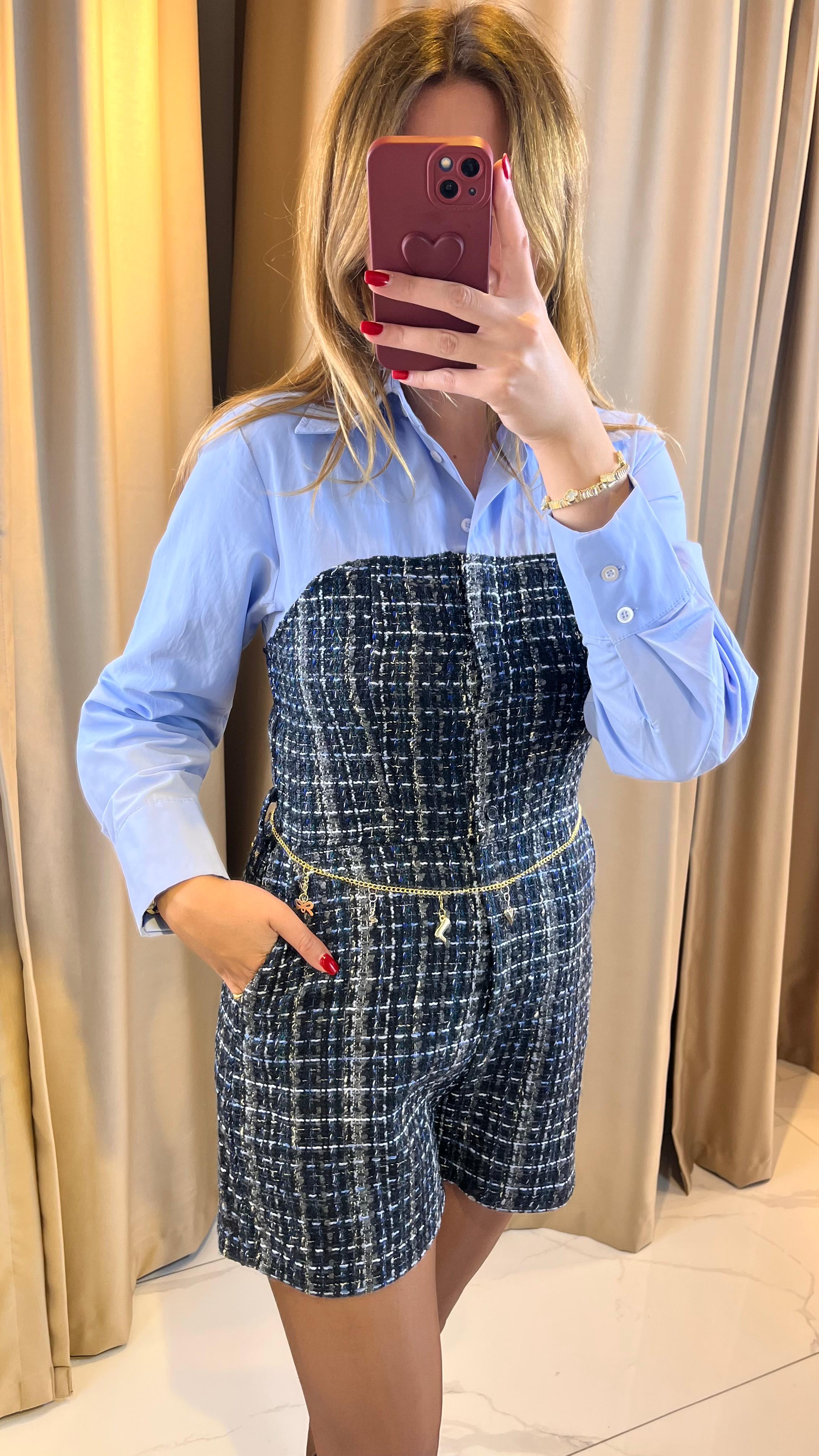 TASARIM ÇİFT PARÇA GÖRÜNÜMLÜ TULUM