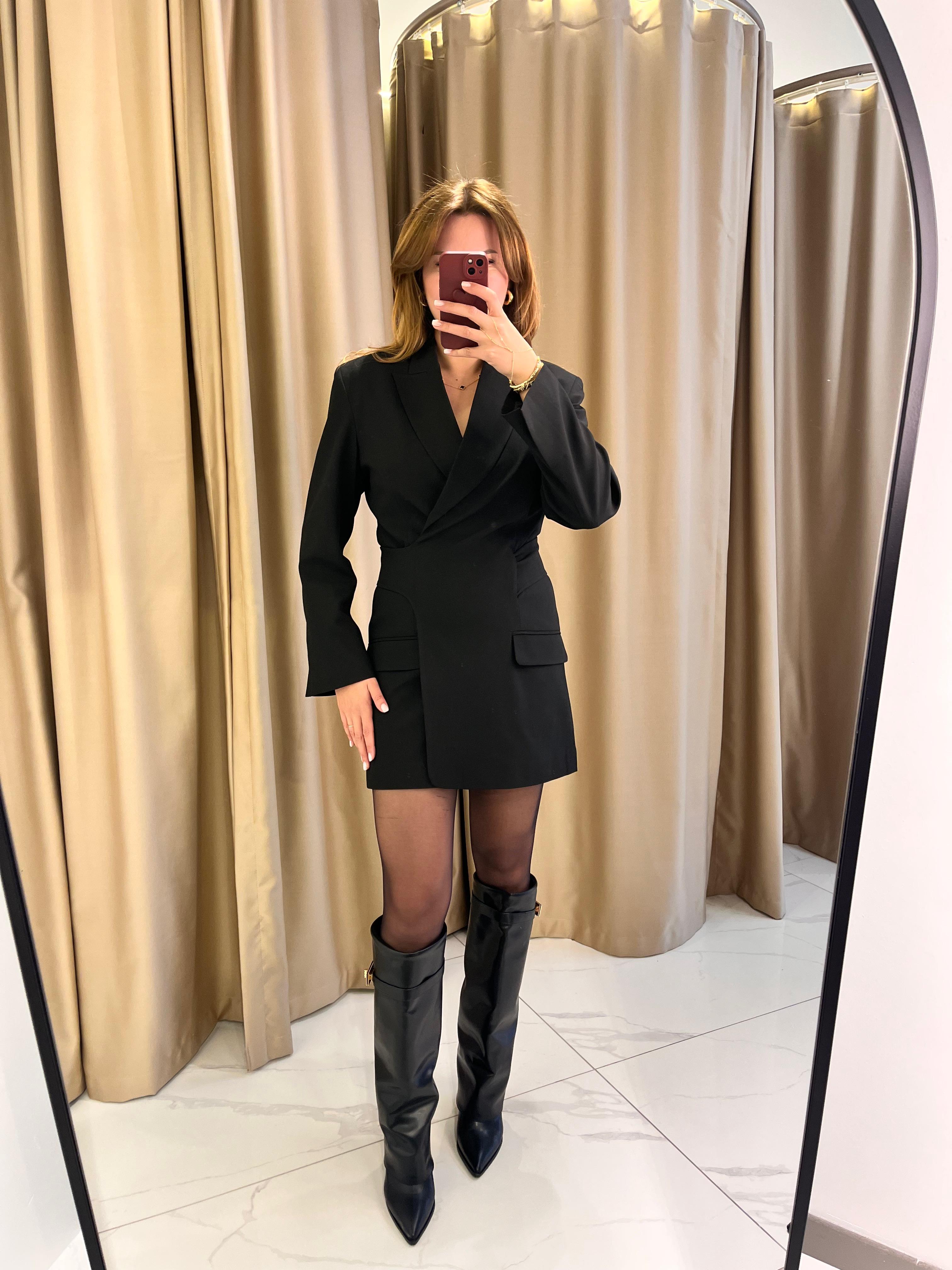 KRUVAZE TASARIM CEKET ELBİSE