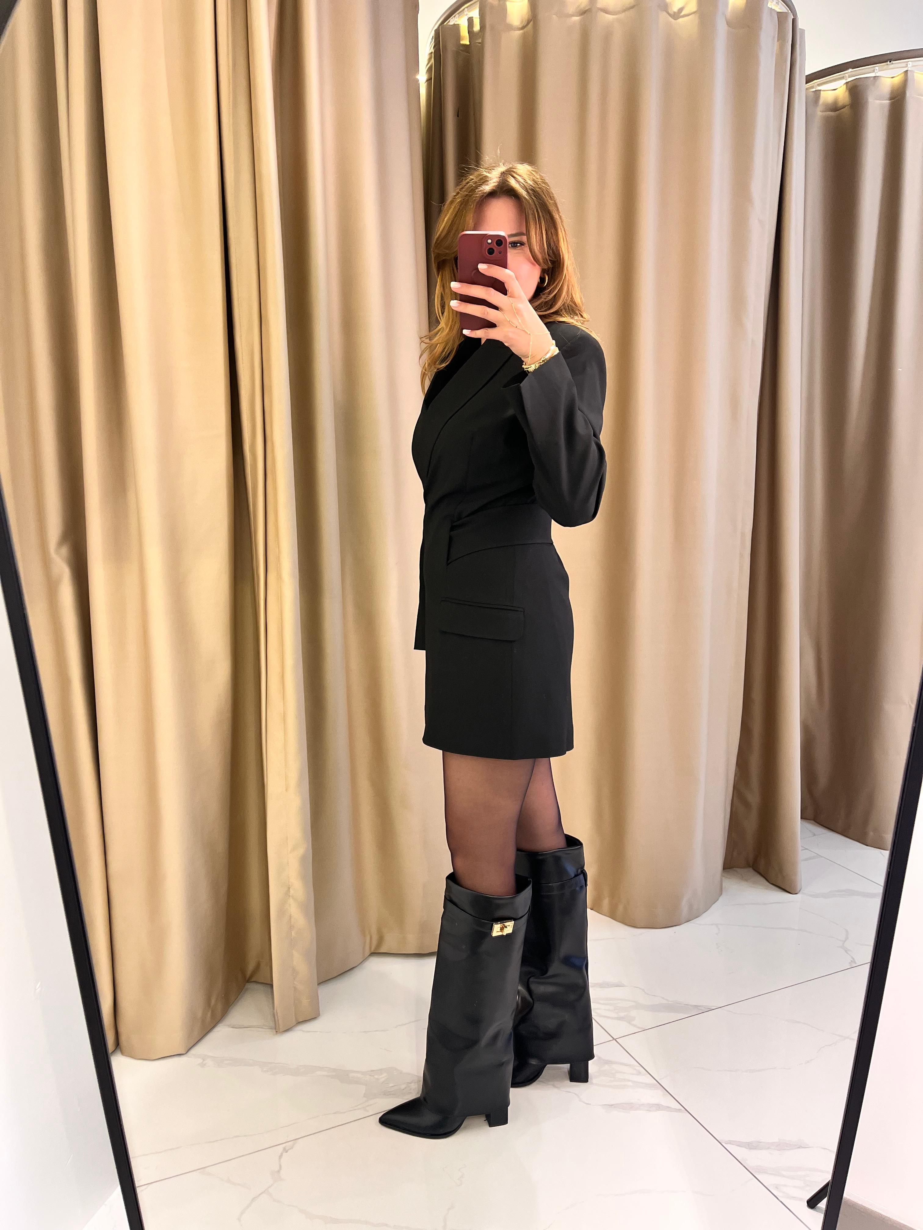 KRUVAZE TASARIM CEKET ELBİSE