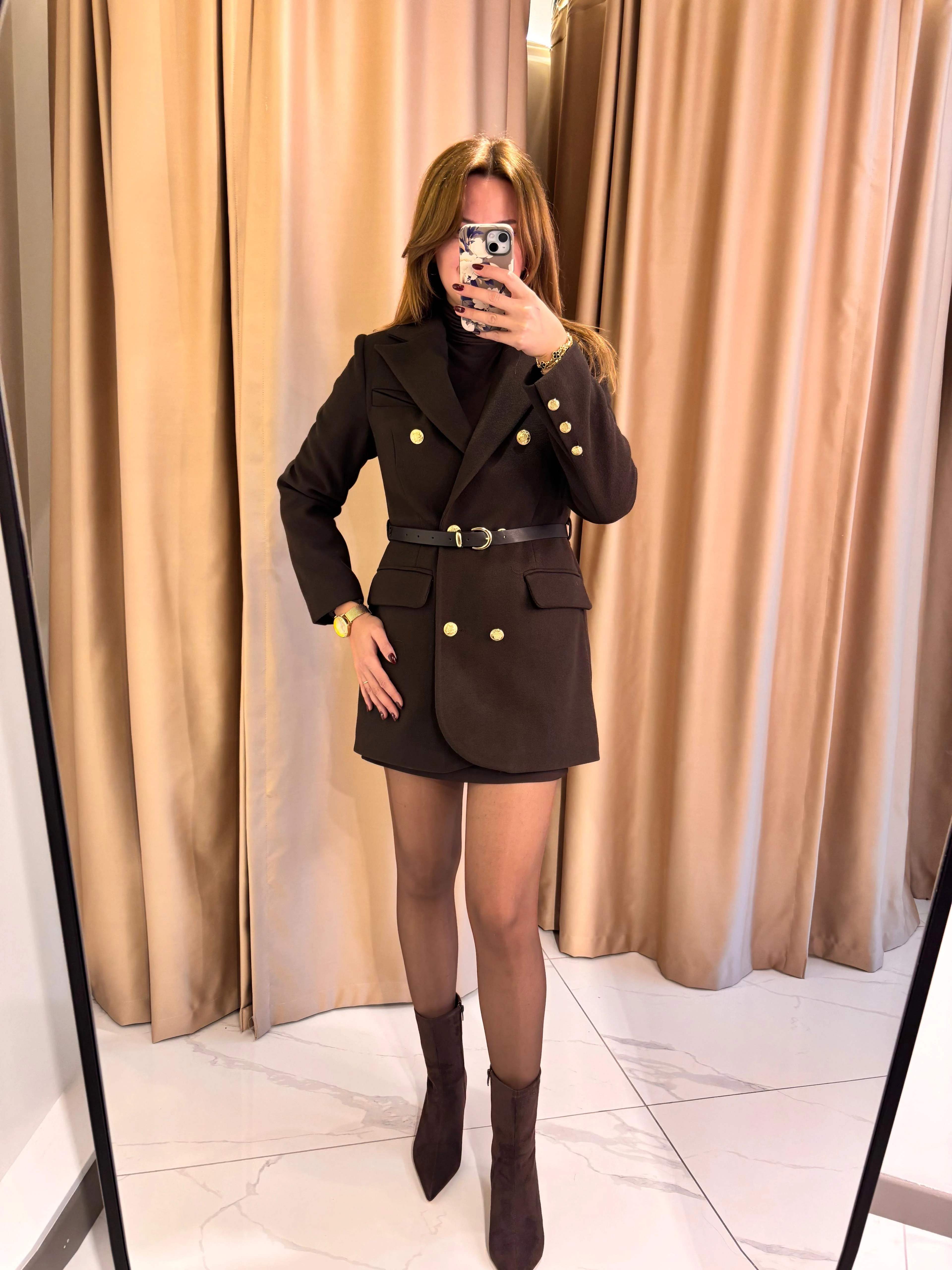 PREMİUM UZUN KAŞE BLAZER