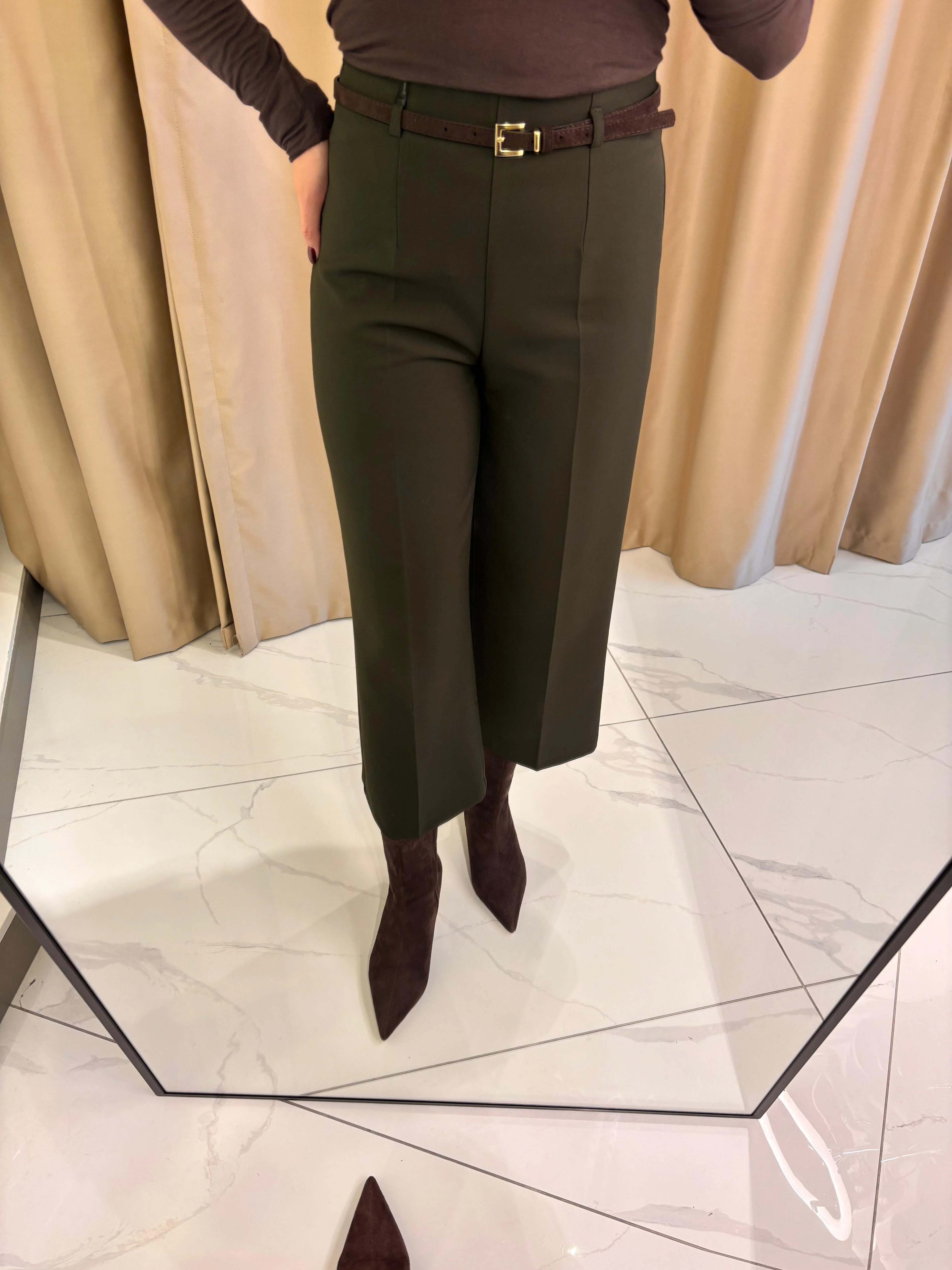 KEMERLİ CULOTTE PANTOLON