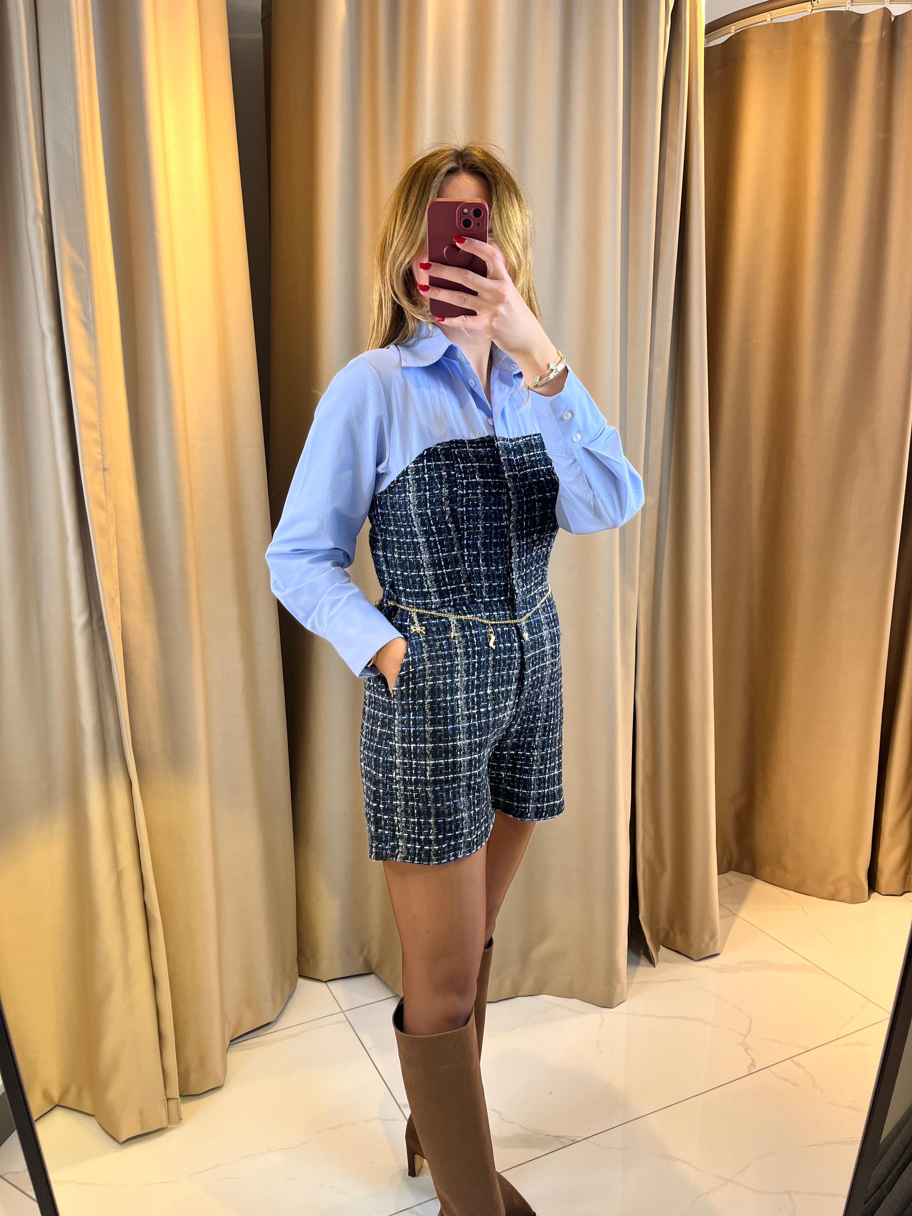 TASARIM ÇİFT PARÇA GÖRÜNÜMLÜ TULUM