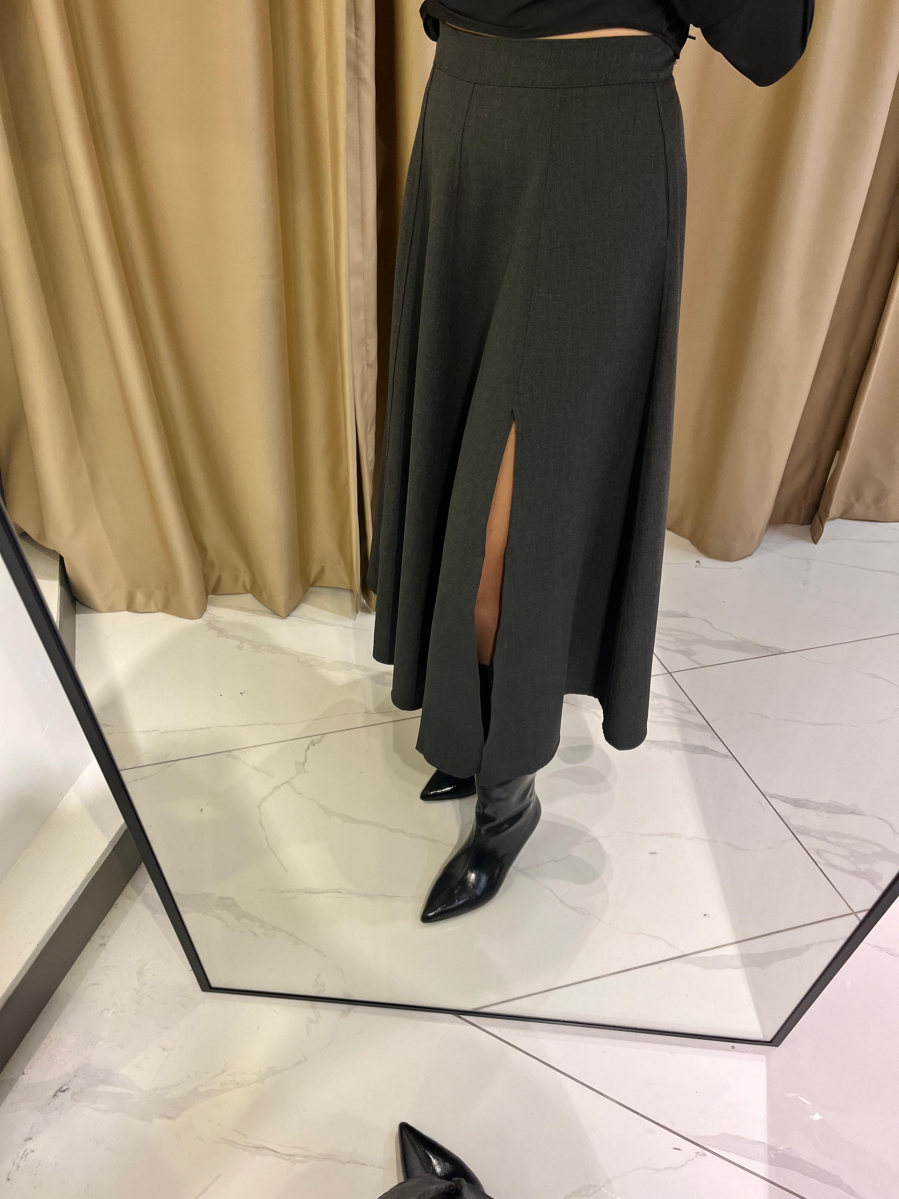 GODELİ YIRTMAÇLI ETEK