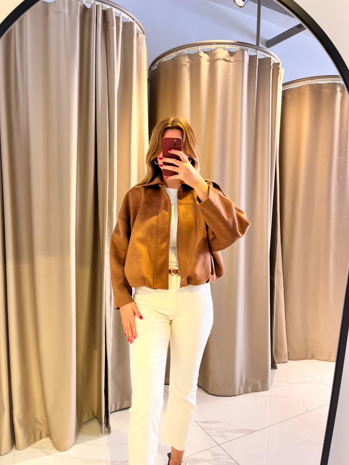 SÜET BOMBER CEKET