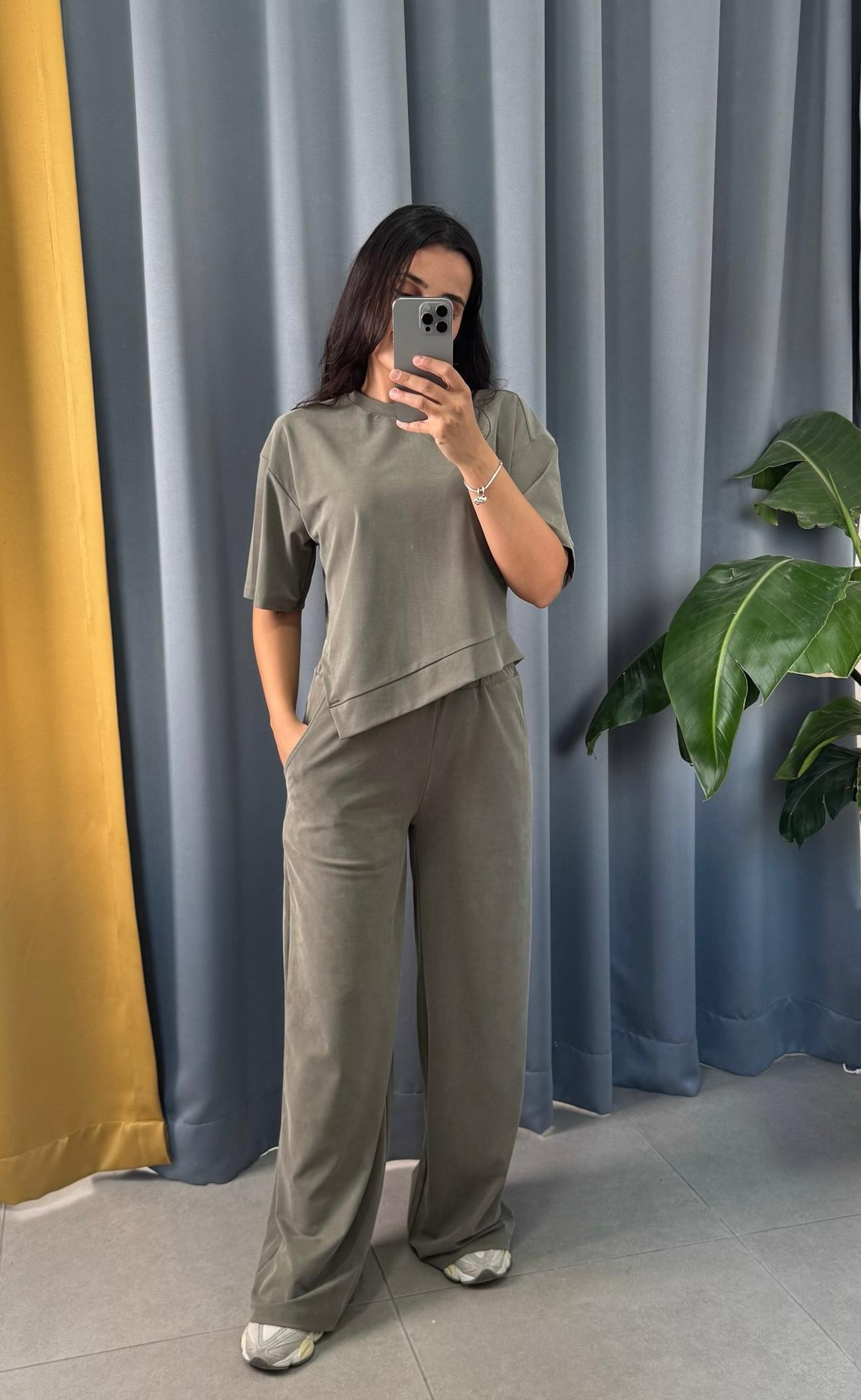 PREMİUM ASİMETRİK KESİM TSHIRT TAKIM
