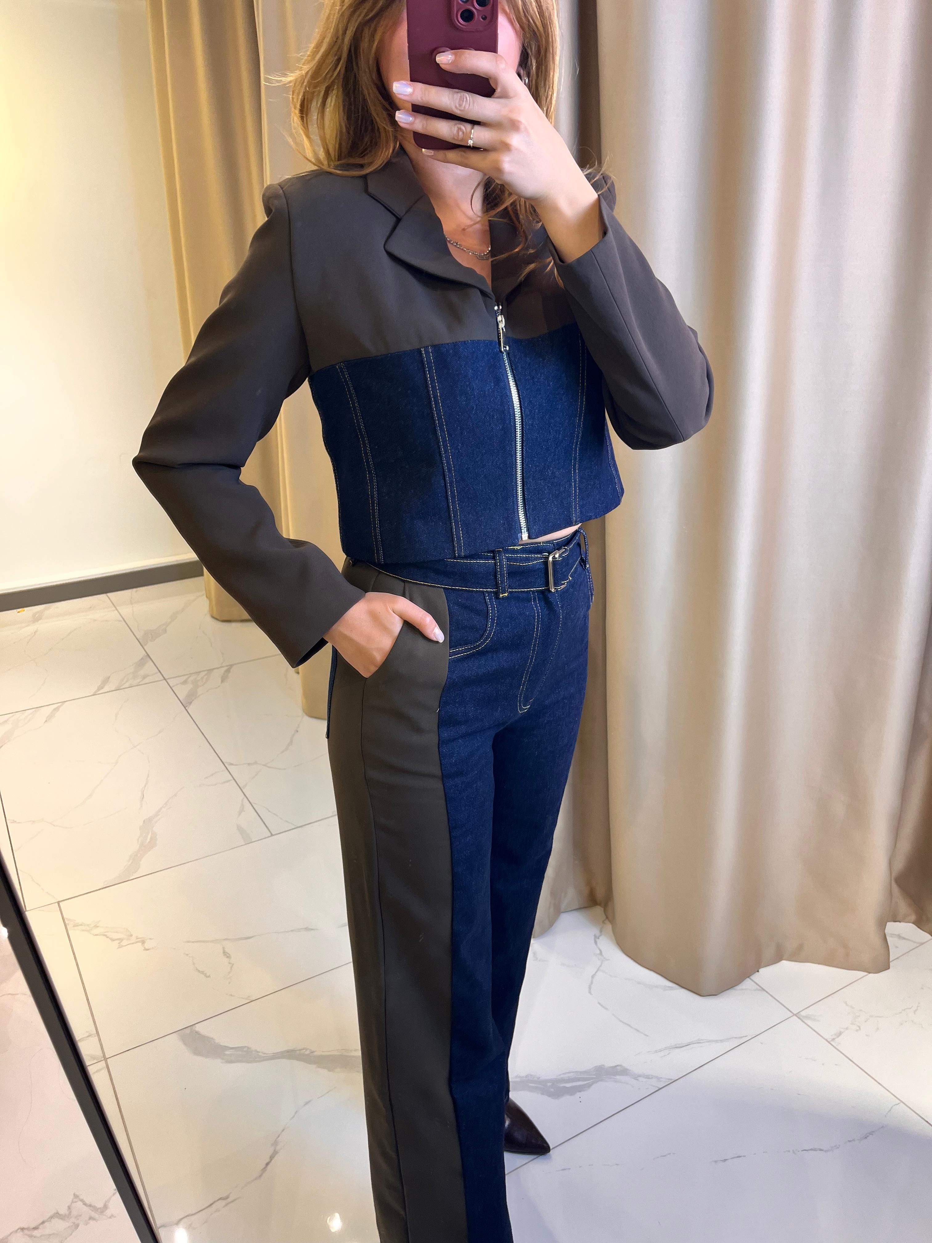 KOL GARNİLİ TASARIM KOT TAKIM