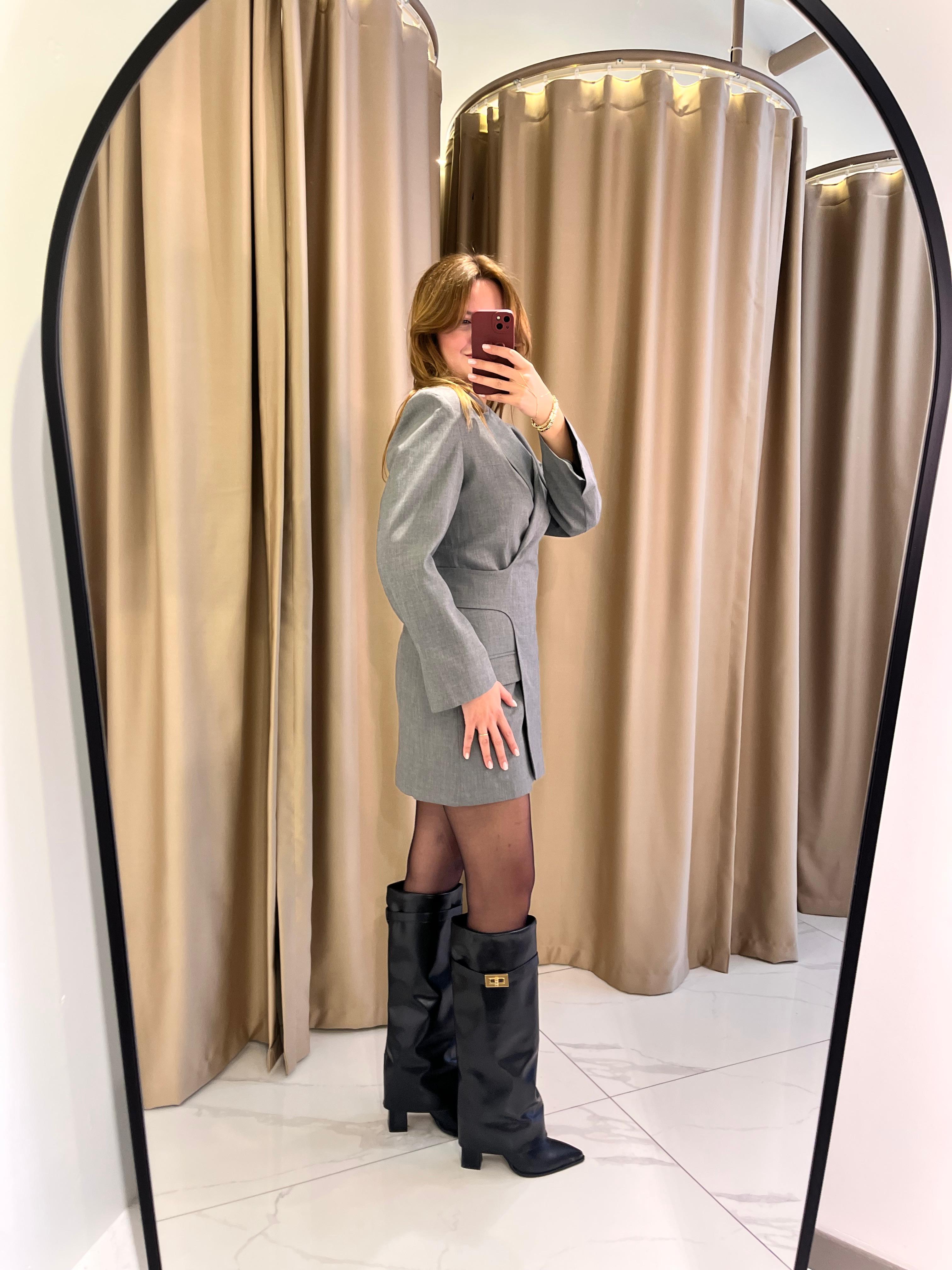 KRUVAZE TASARIM CEKET ELBİSE