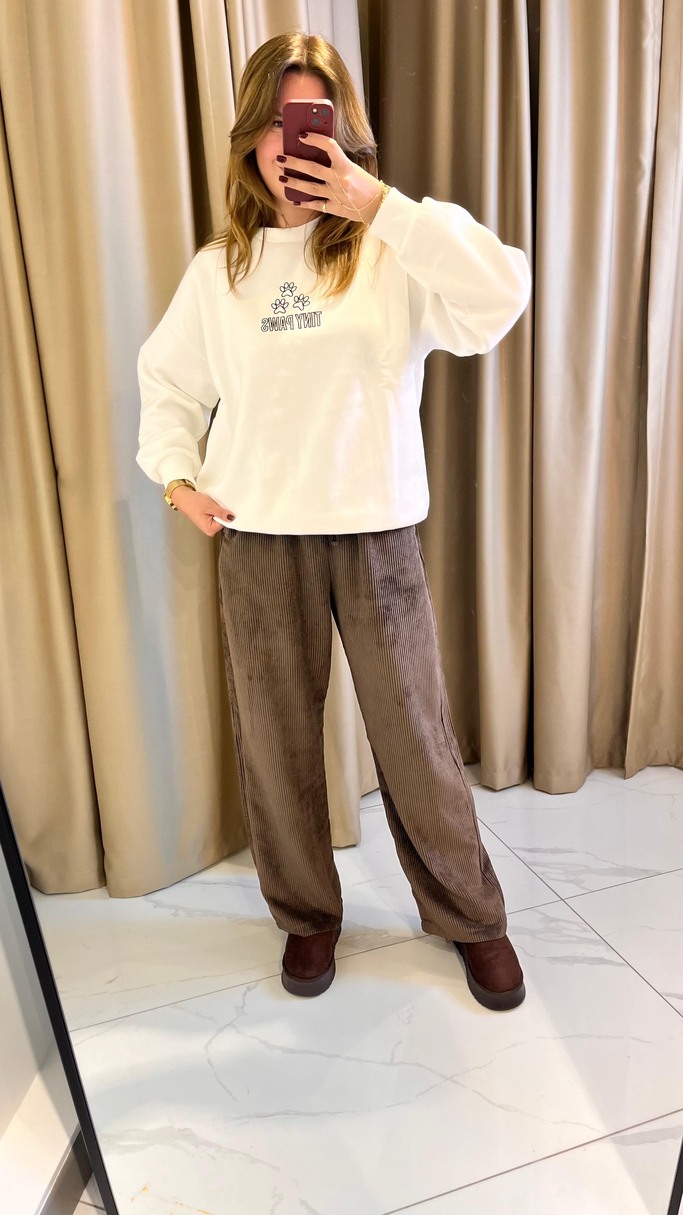 KADİFE BAĞCIKLI PALAZZO PANTOLON