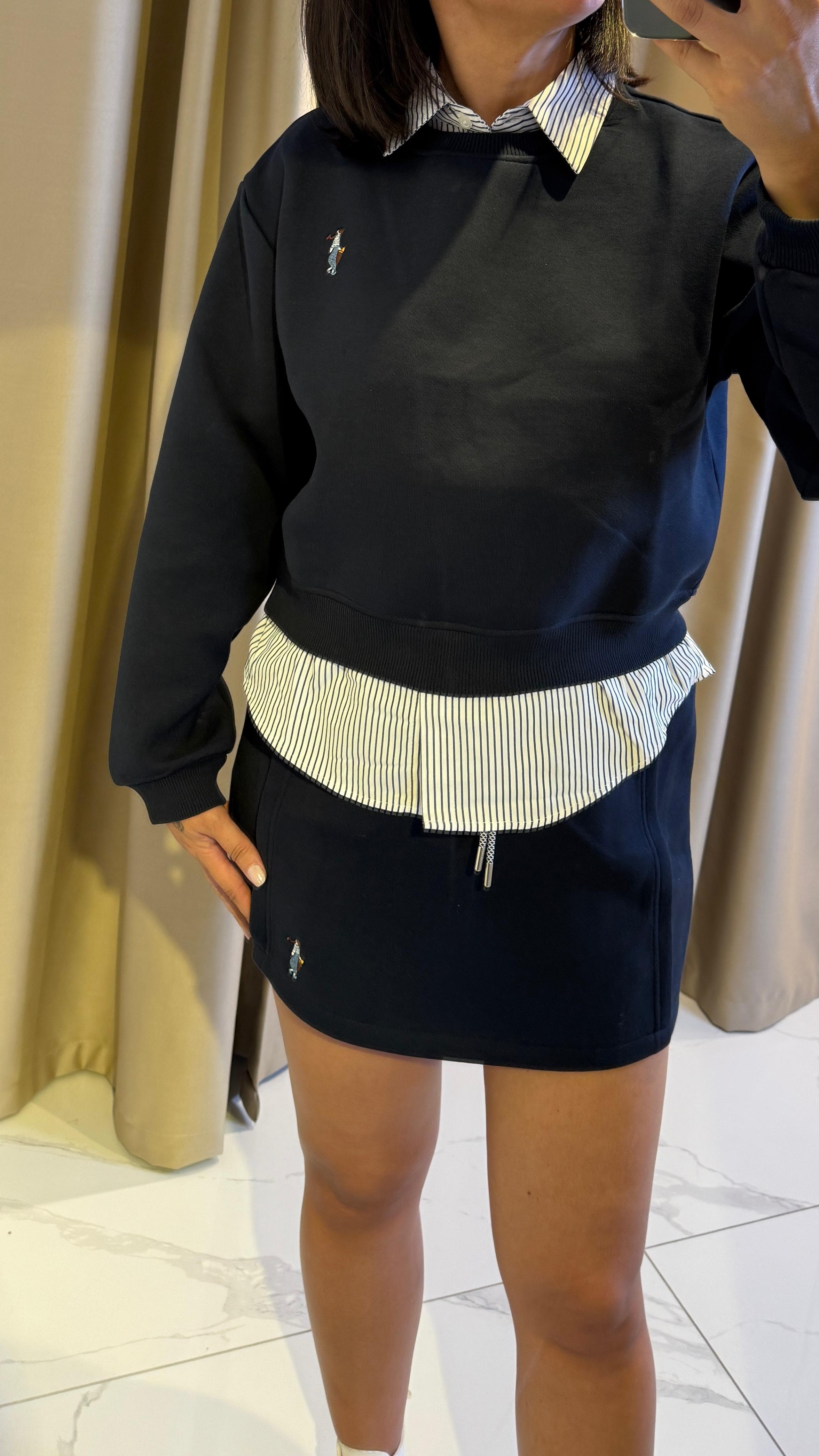 YAKA DETAYLI TASARIM SWEAT