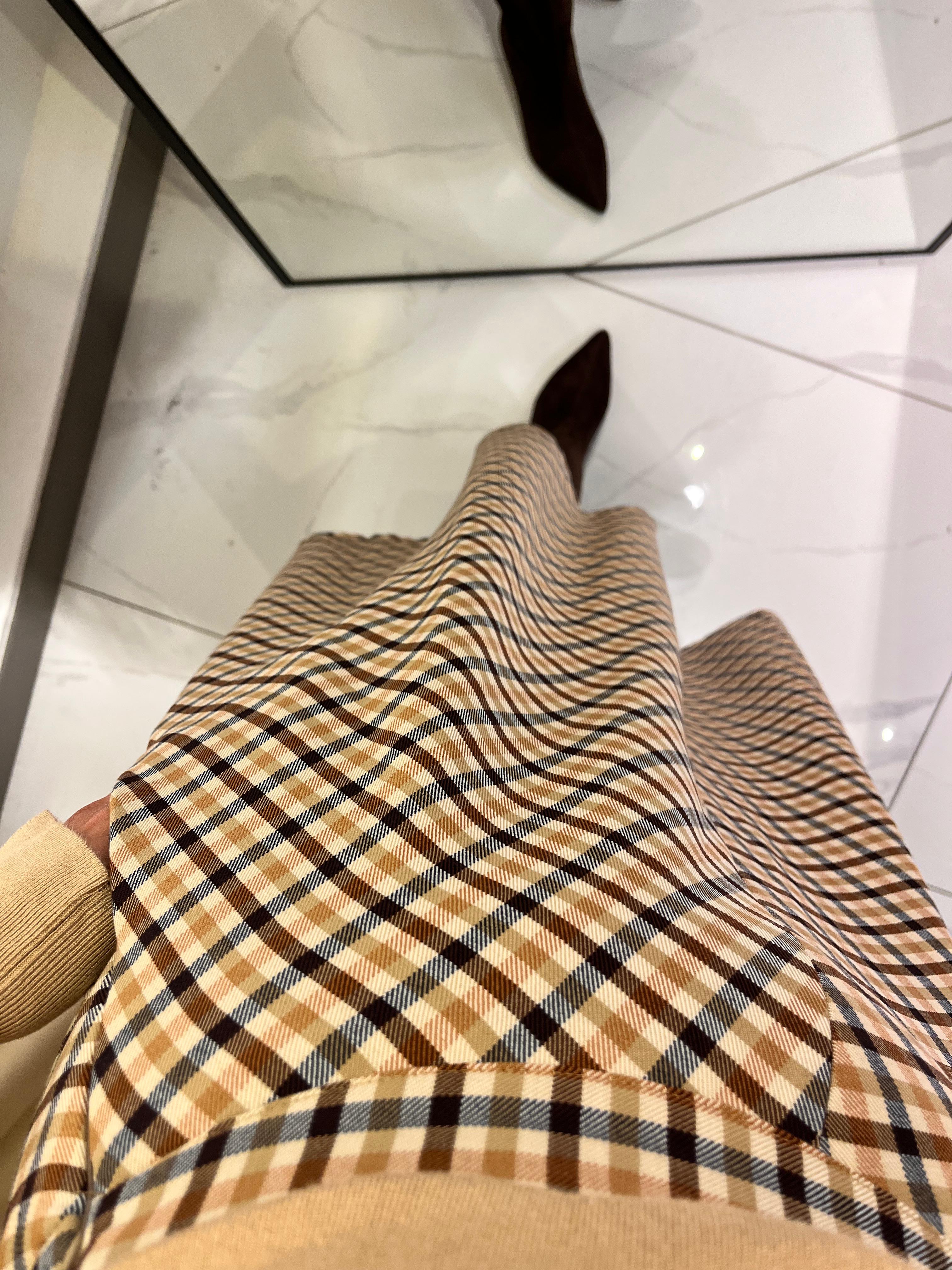 KARELİ KATLI MİDİ ETEK