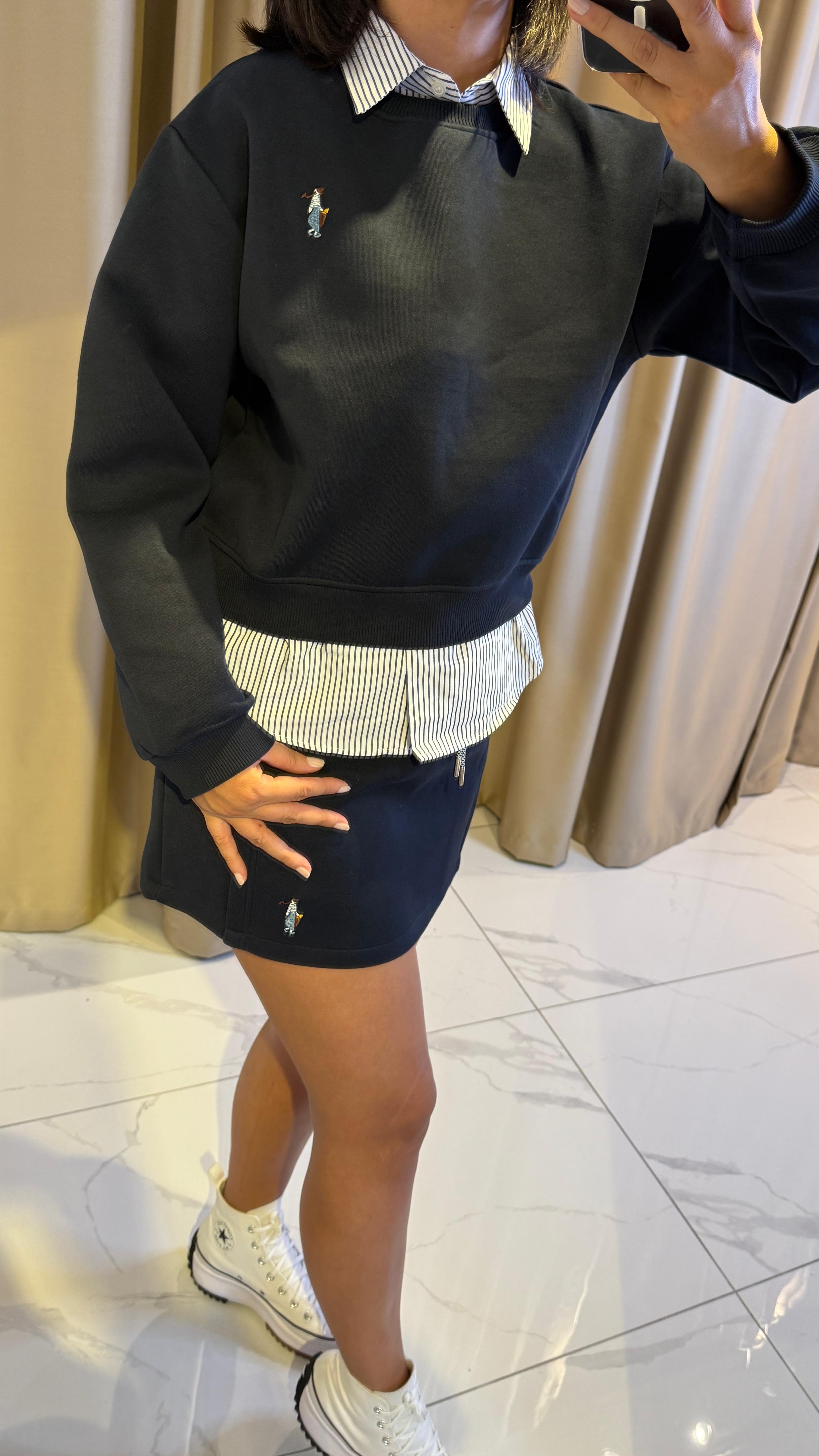 YAKA DETAYLI TASARIM SWEAT