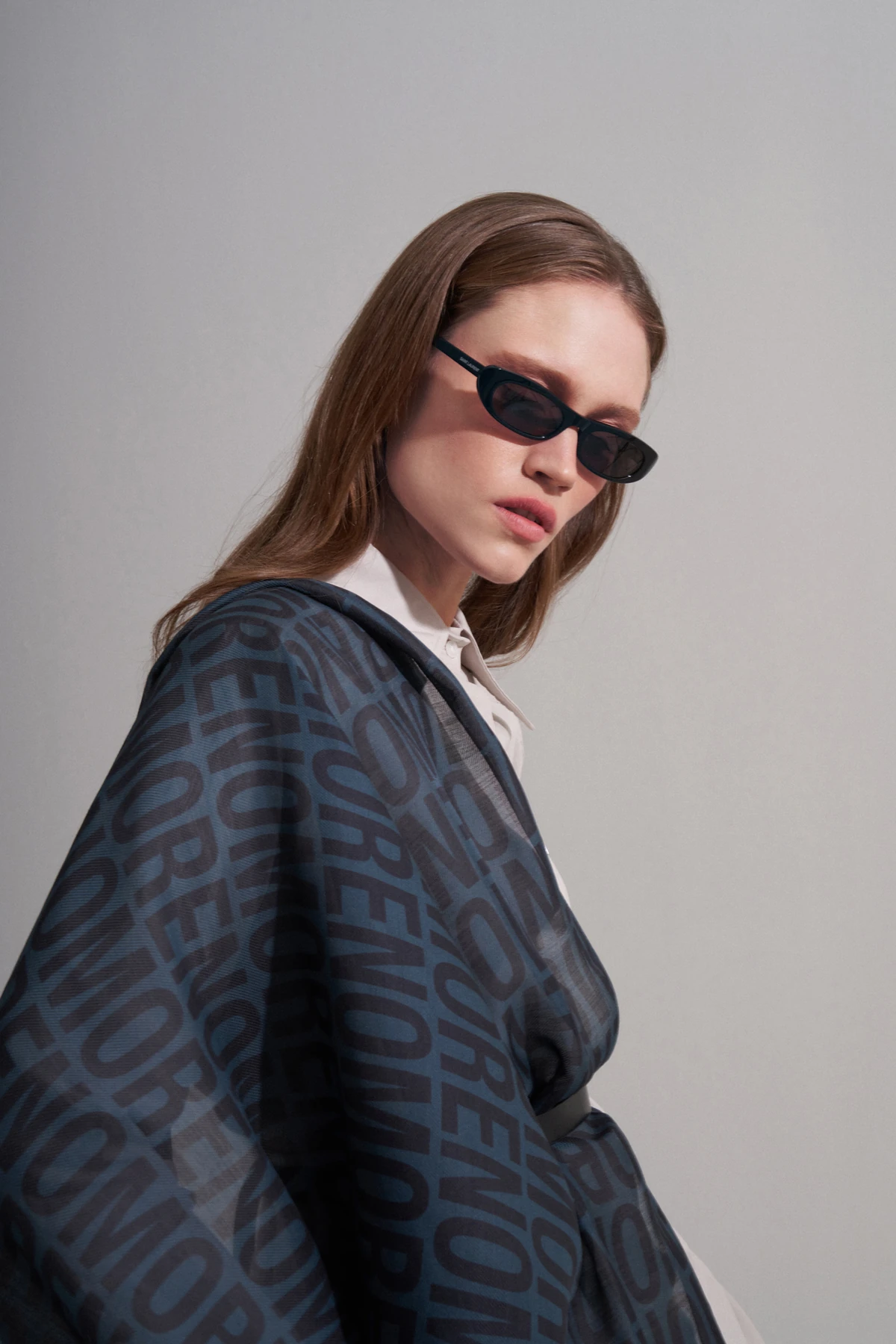 MORENOSİLK PETROL BLUE LOGO ŞAL