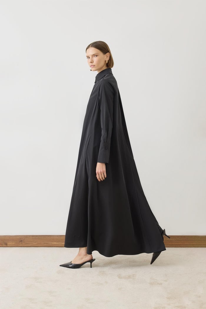 TERZİ DÜKKANI SALVE BOL KESİM GÖMLEK ELBİSE TD26K31000005