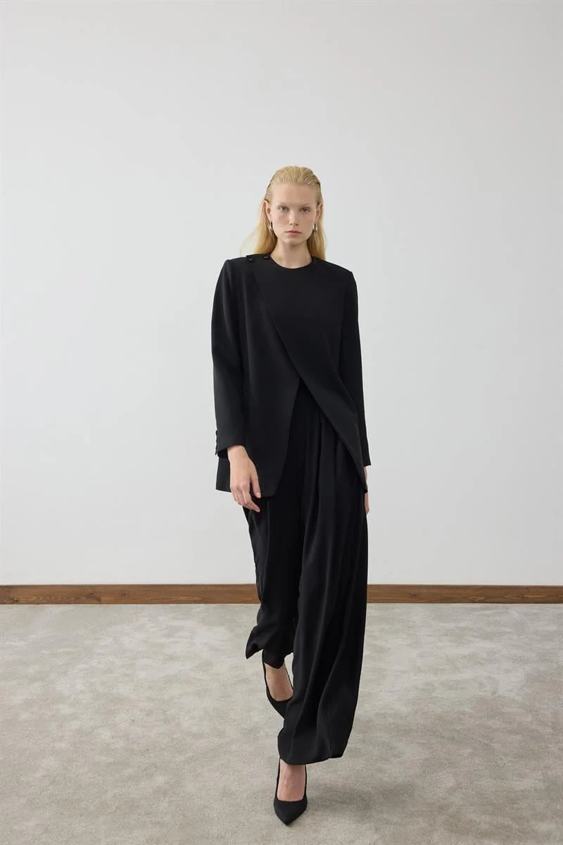 MİORİ REVİA CEKET PANTOLON KREP TAKIM MIO26K0500002