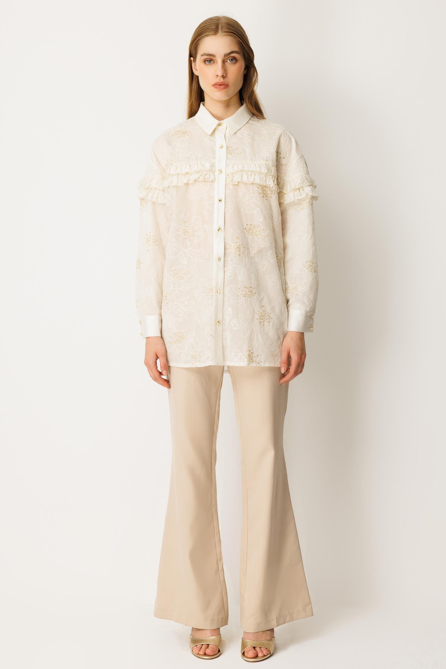 GHİSA FIRFIR DETAYLI TUNİK 26KGSTNK3211