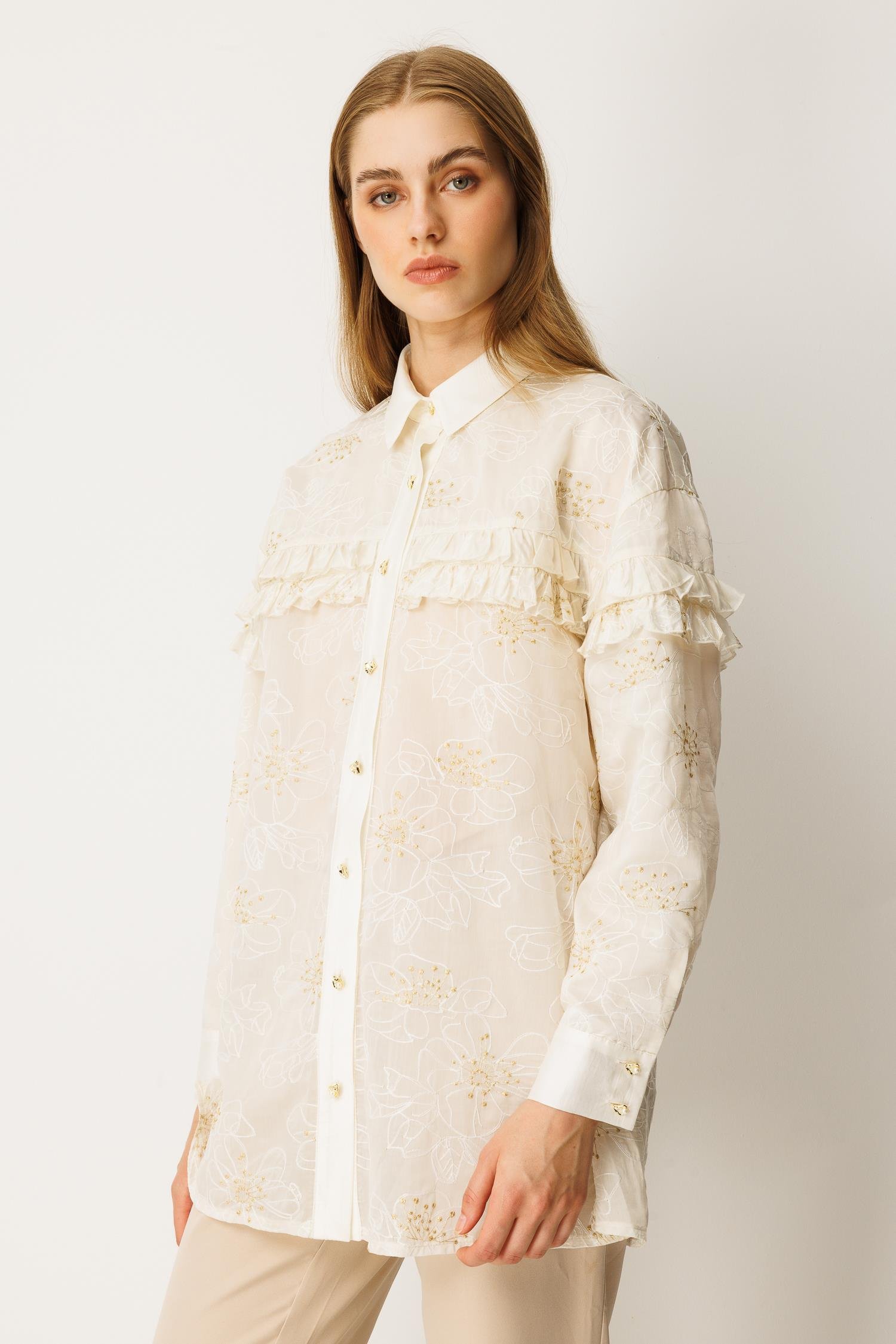 GHİSA FIRFIR DETAYLI TUNİK 26KGSTNK3211