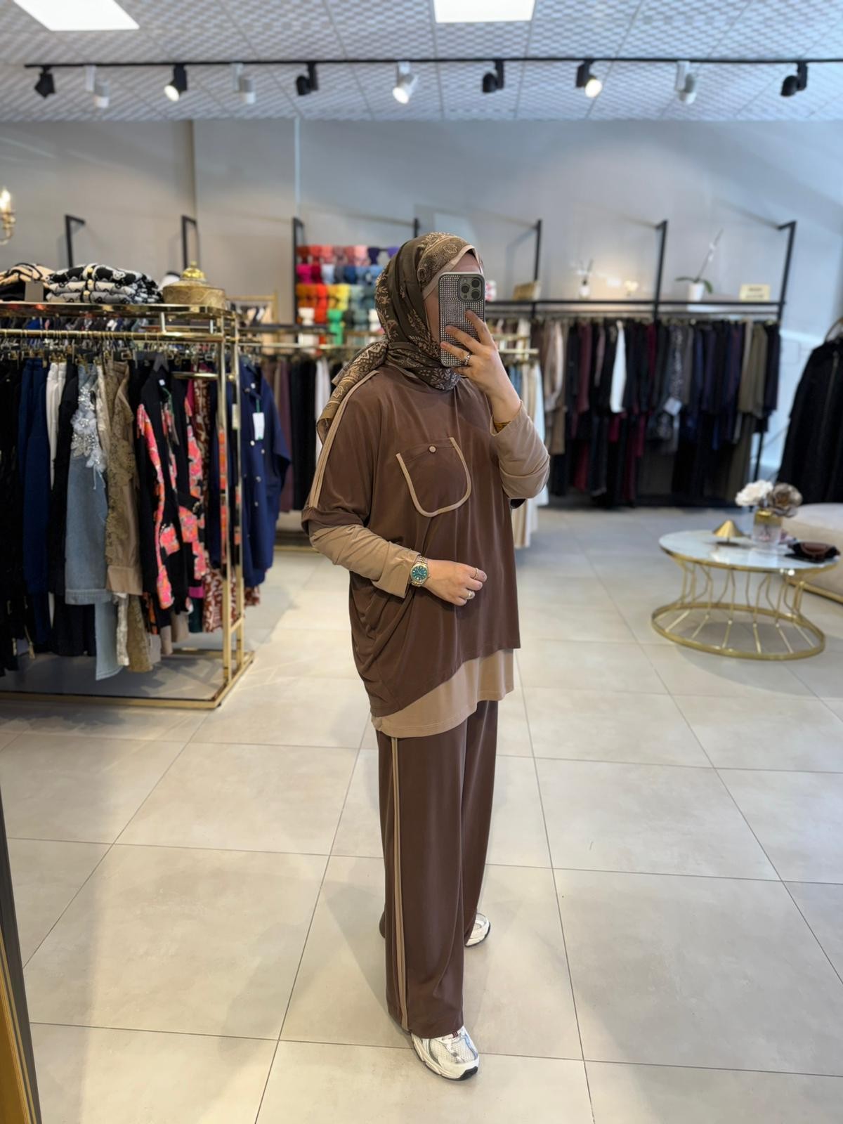 GHİSA 3'LÜ BAMBU TAKIM 26KGSTKM4094 - Kahve
