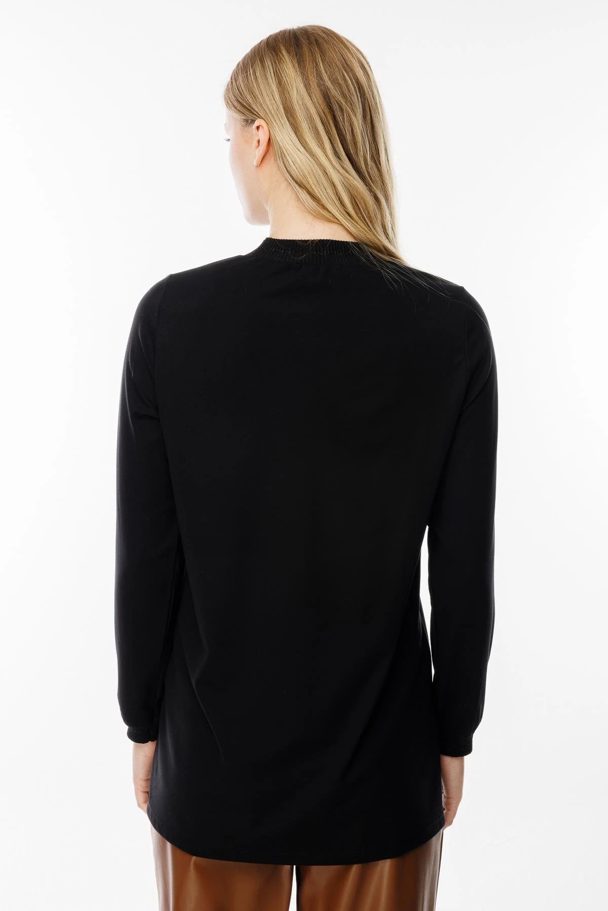 GHİSA UZUN KOL SİMLİ TUNİK GSBASİC4829