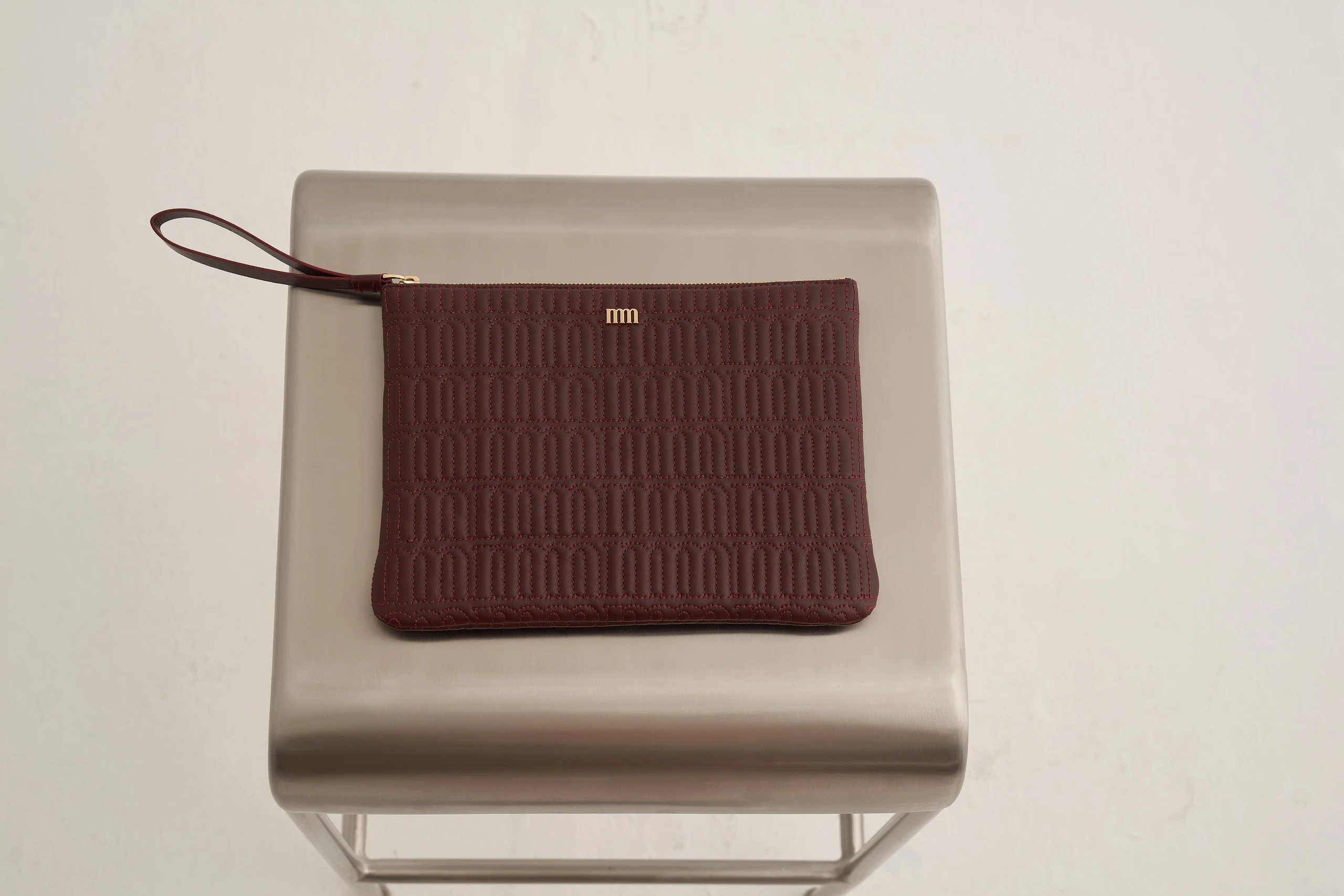 MORENO BORDEAUX CLUTCH ÇANTA