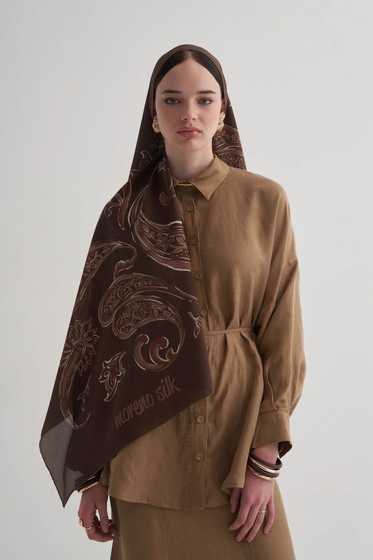 MORENOSİLK MOCHA BLOOM ŞAL