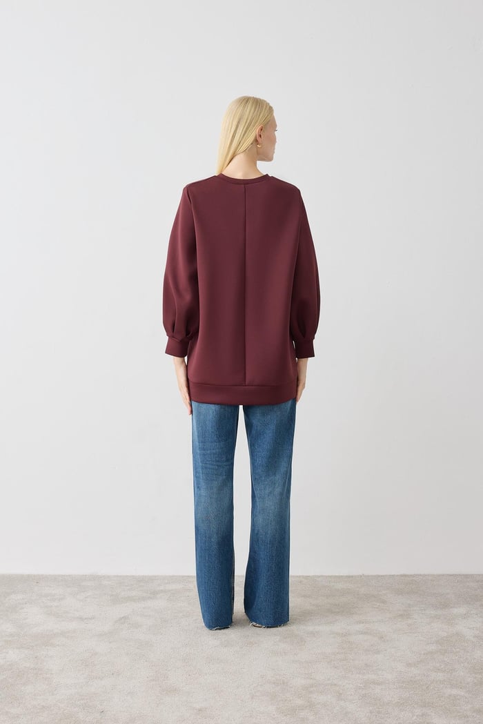 TERZİ DÜKKANI CAROL SCUBA PUF TUNİK TD24K01033003