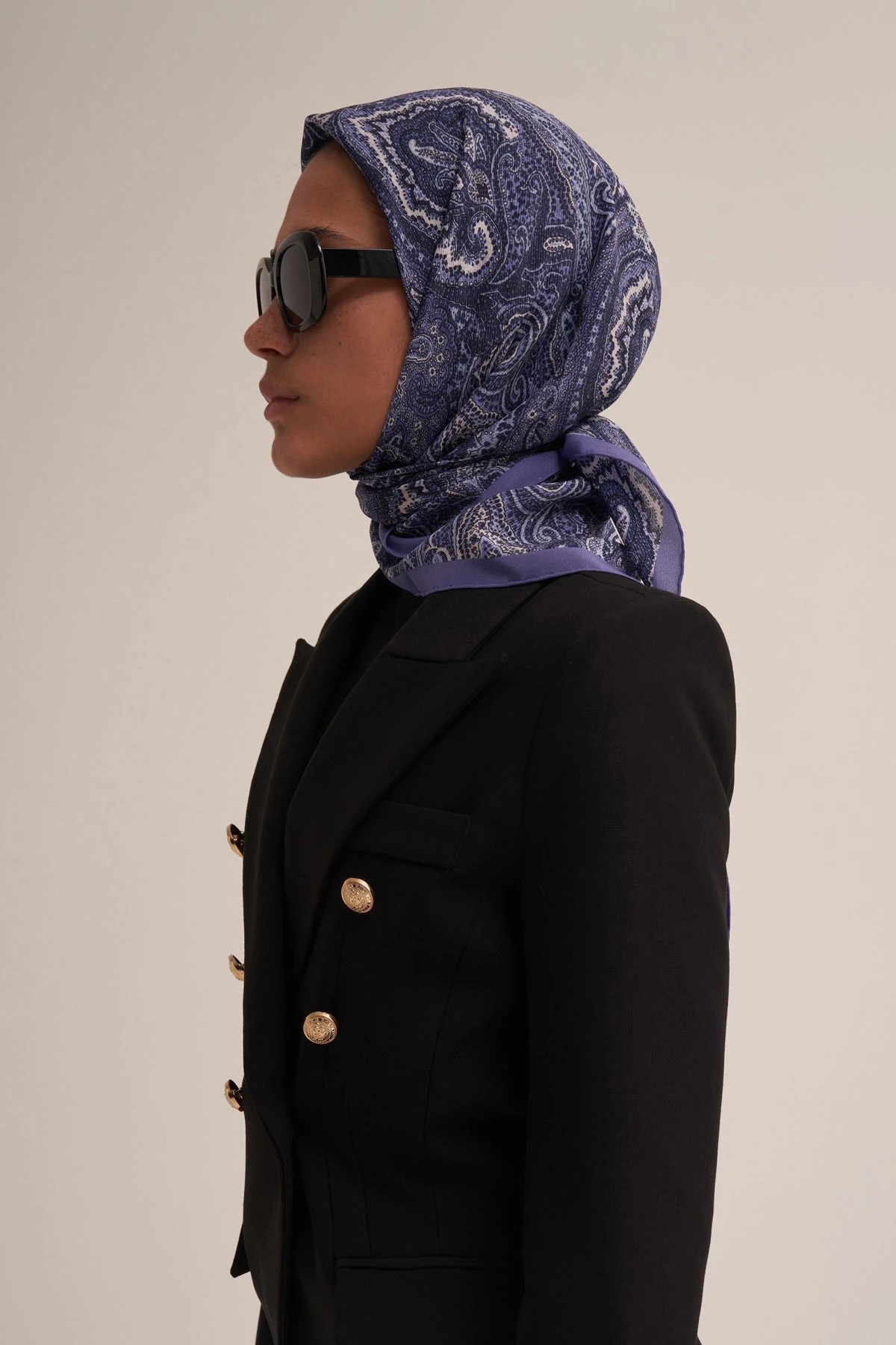 PURPLE JADE SCARF EŞARP